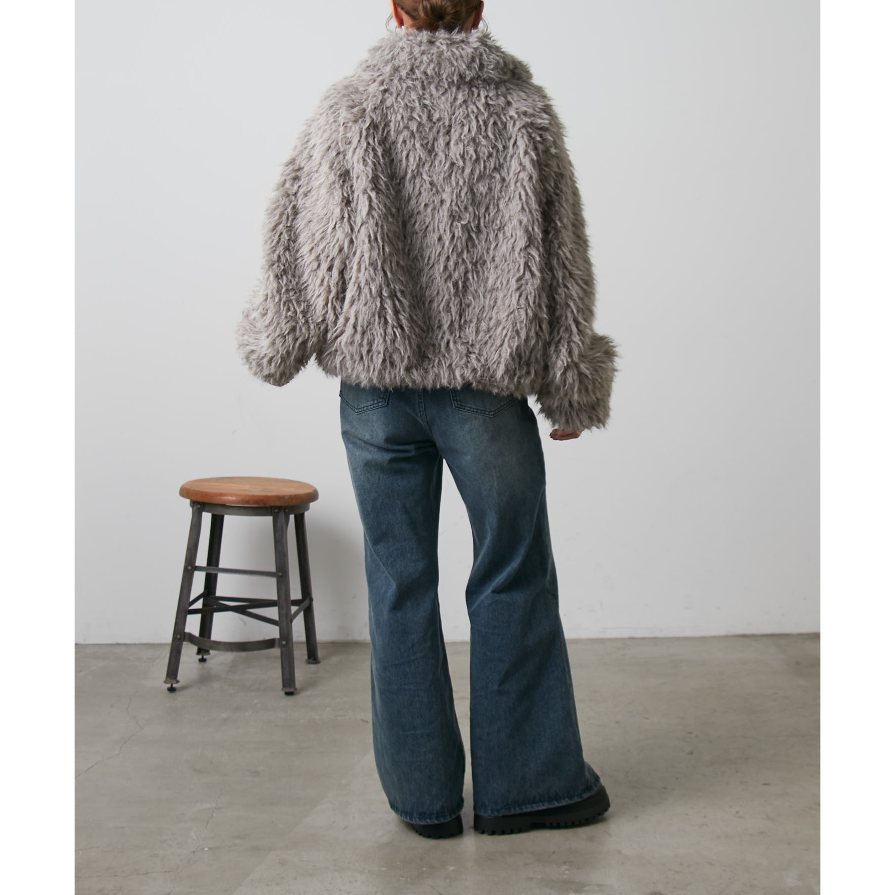 ミックスシープファースタンドブルゾン | ファッション通販サイト NUGU