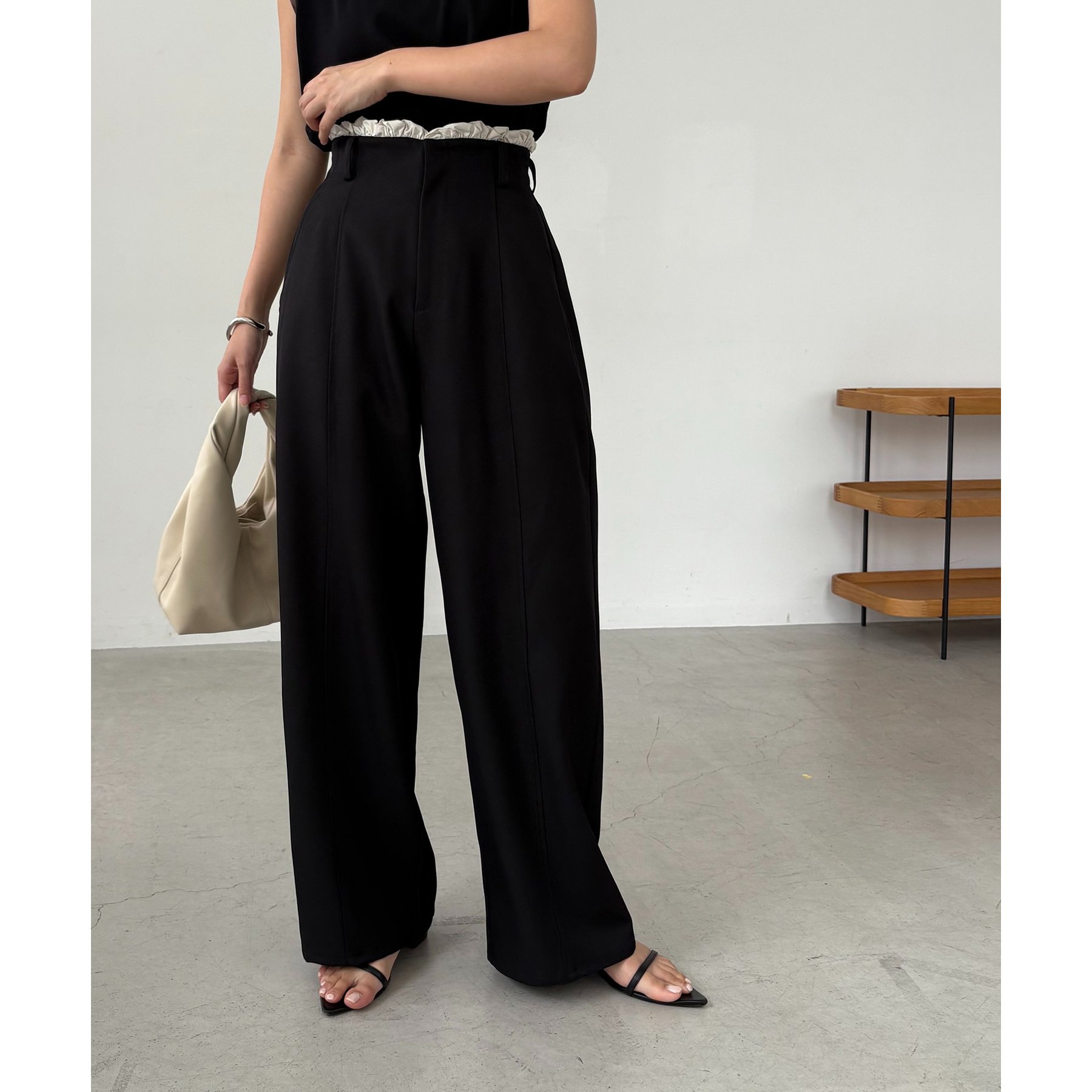 フリルウエストパンツ | ファッション通販サイト NUGU