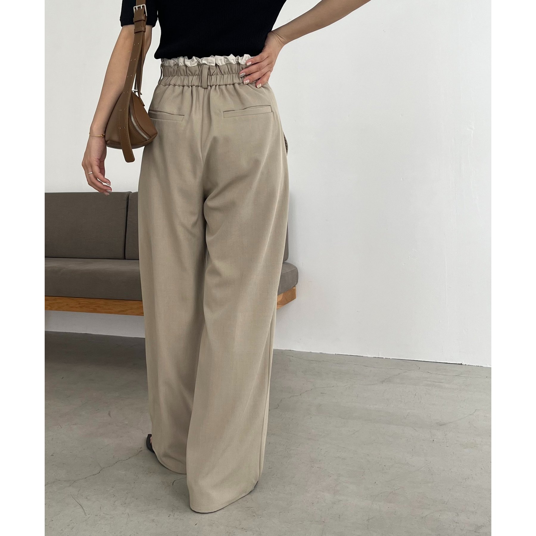フリルウエストパンツ | ファッション通販サイト NUGU