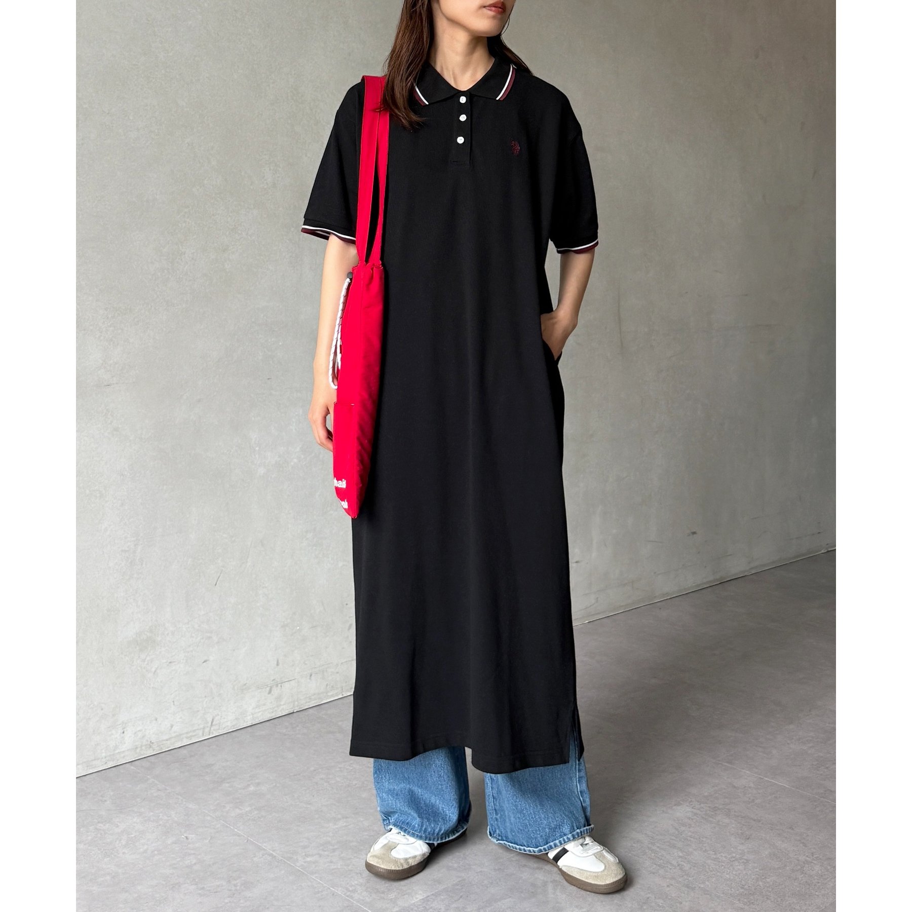 PGG ポロワンピース ネイビー PGG ポロワンピース ネイビー CPCM｜【U.S. POLO ASSN.】ポロ
