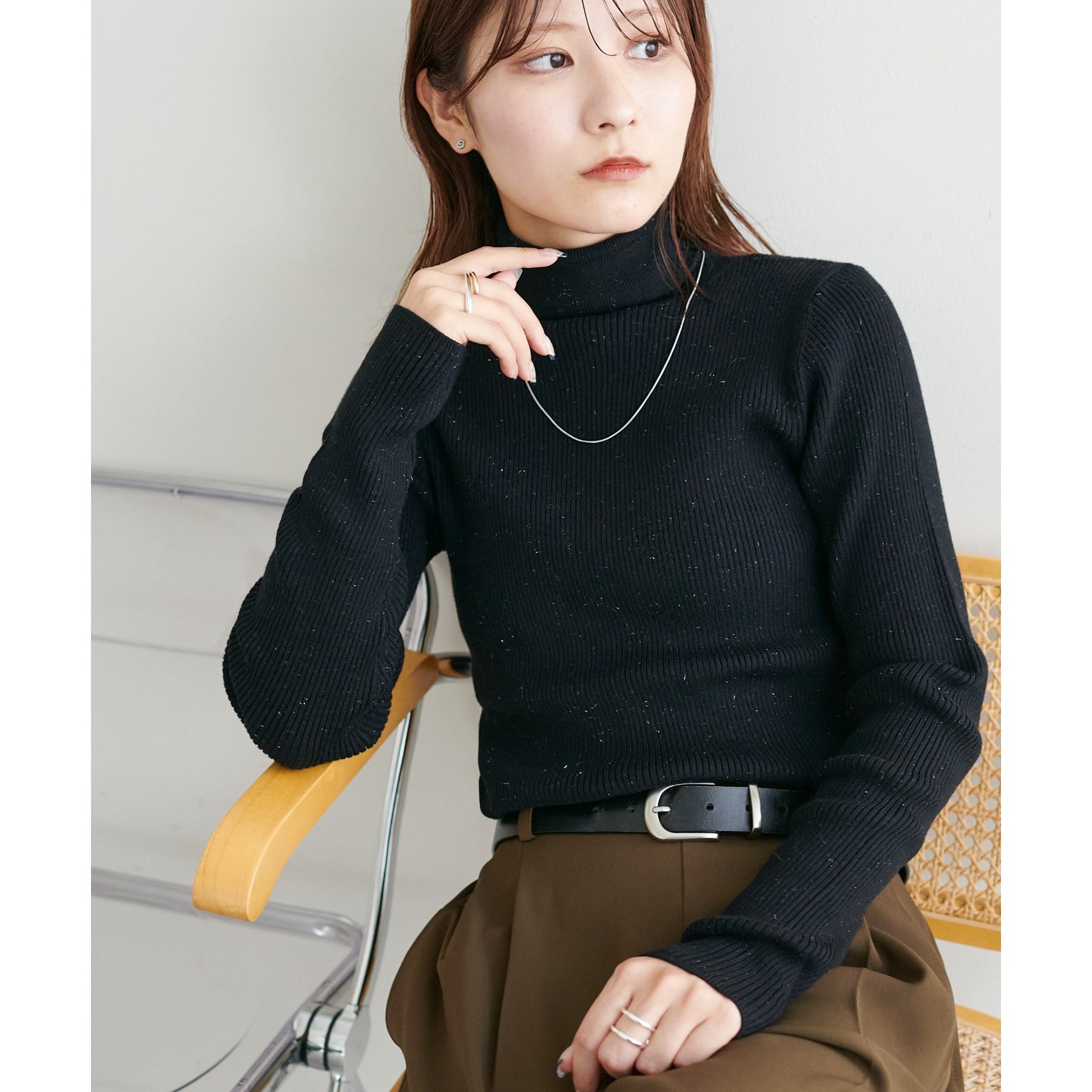 タートルネックファーニット4color | ファッション通販サイト NUGU