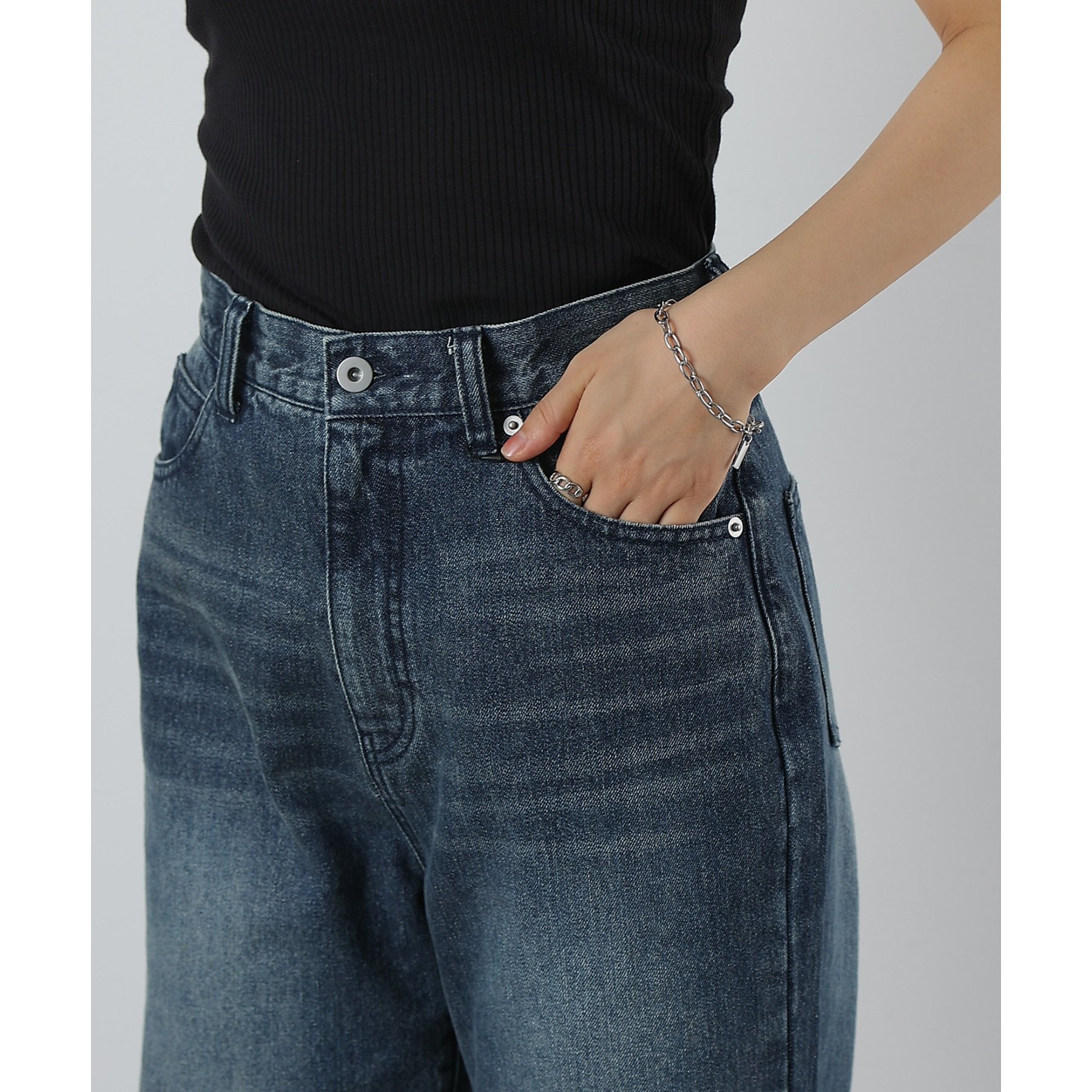 パンツ 8118 スラッカーデニムパンツ | ファッション通販サイト NUGU