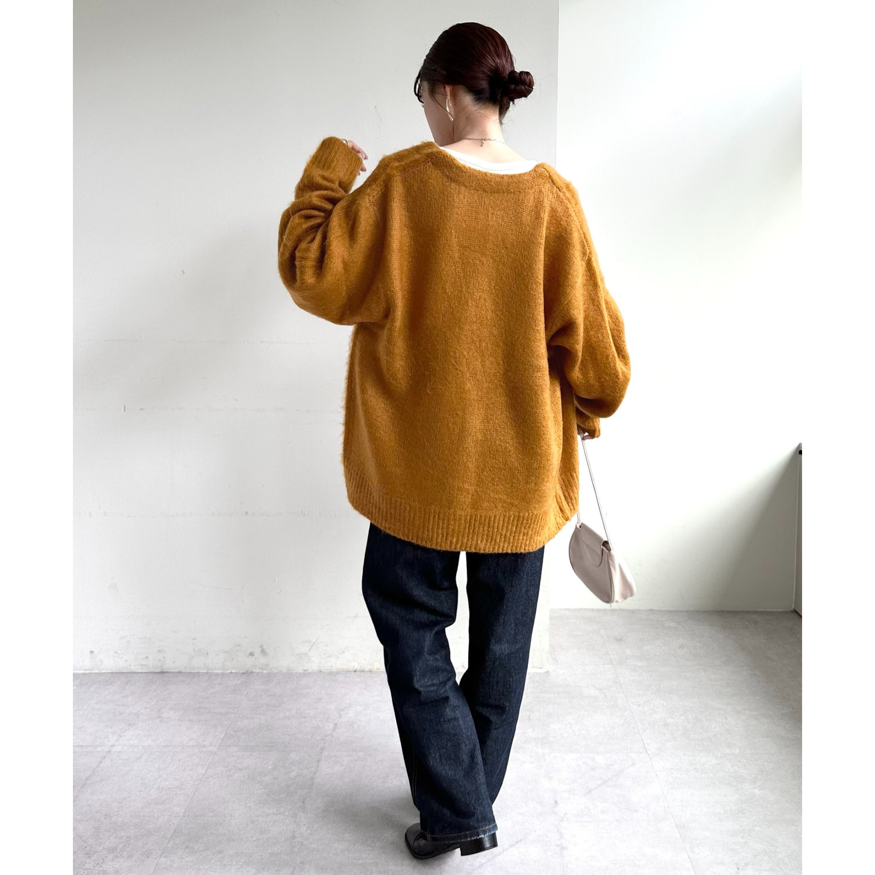 カーディガン 「WEB限定/ユニセックス」モヘアライクシャギーカーディガン レディース メンズ Discoat カーディガン 「WEB限定/ユニセックス」モヘアライク