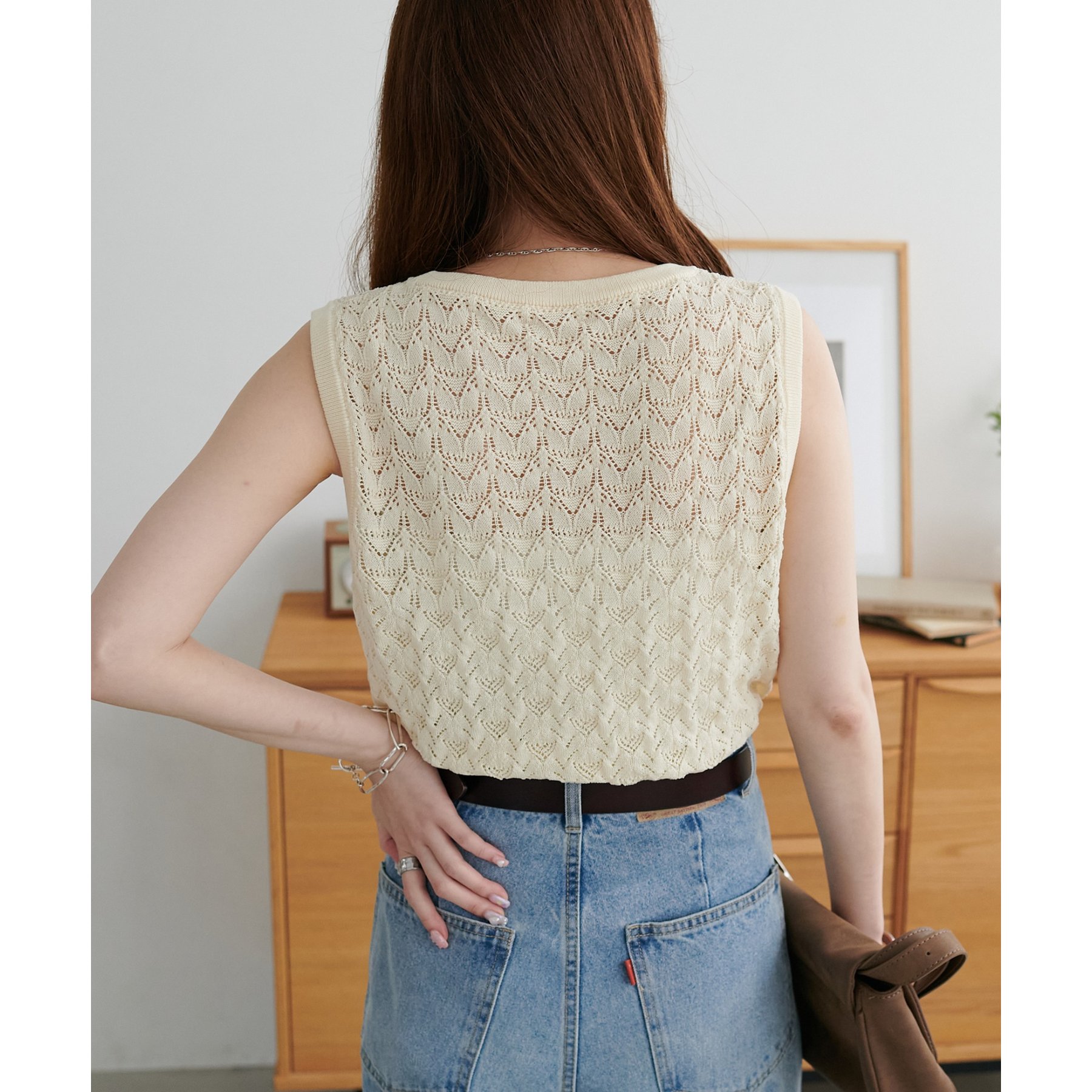 Little Suzie ノースリーブニット ベスト