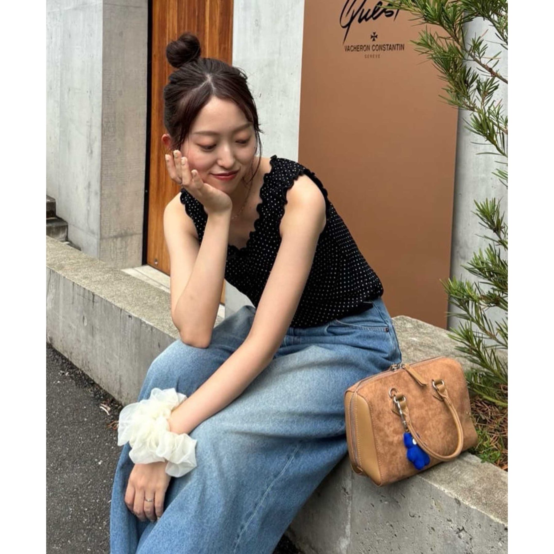 umm.】メロー前リボンタンク | ファッション通販サイト NUGU