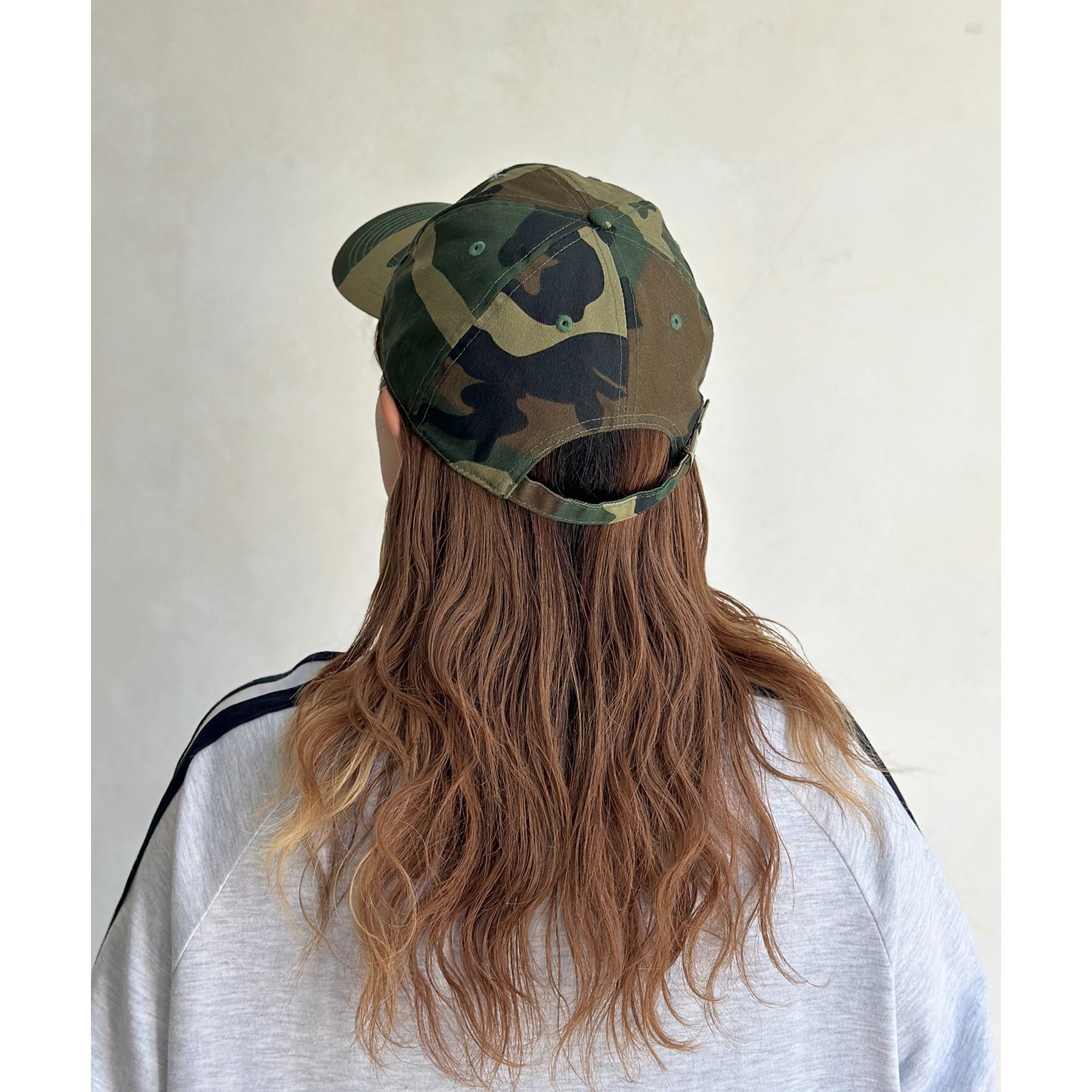 リンカブル　ロゴキャップ　ベージュ×グリーン リンカブル ロゴキャップ ベージュ×グリーン