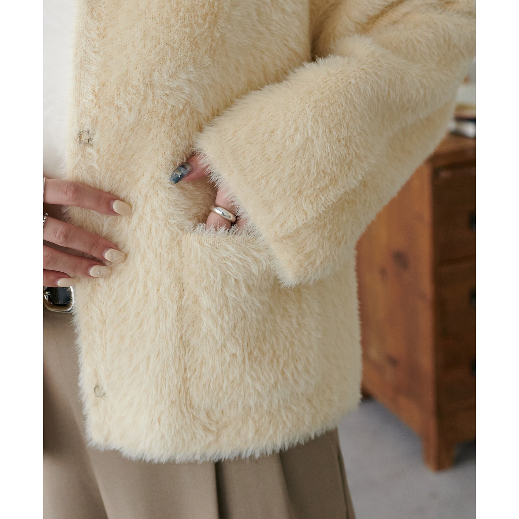 ミンクライクカーディガン | ファッション通販サイト NUGU