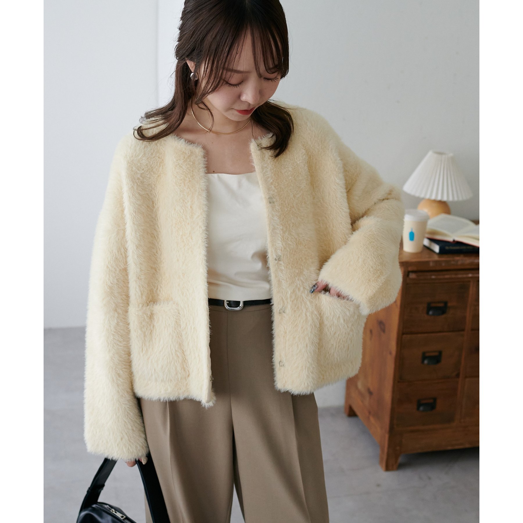 ミンクライクカーディガン | ファッション通販サイト NUGU