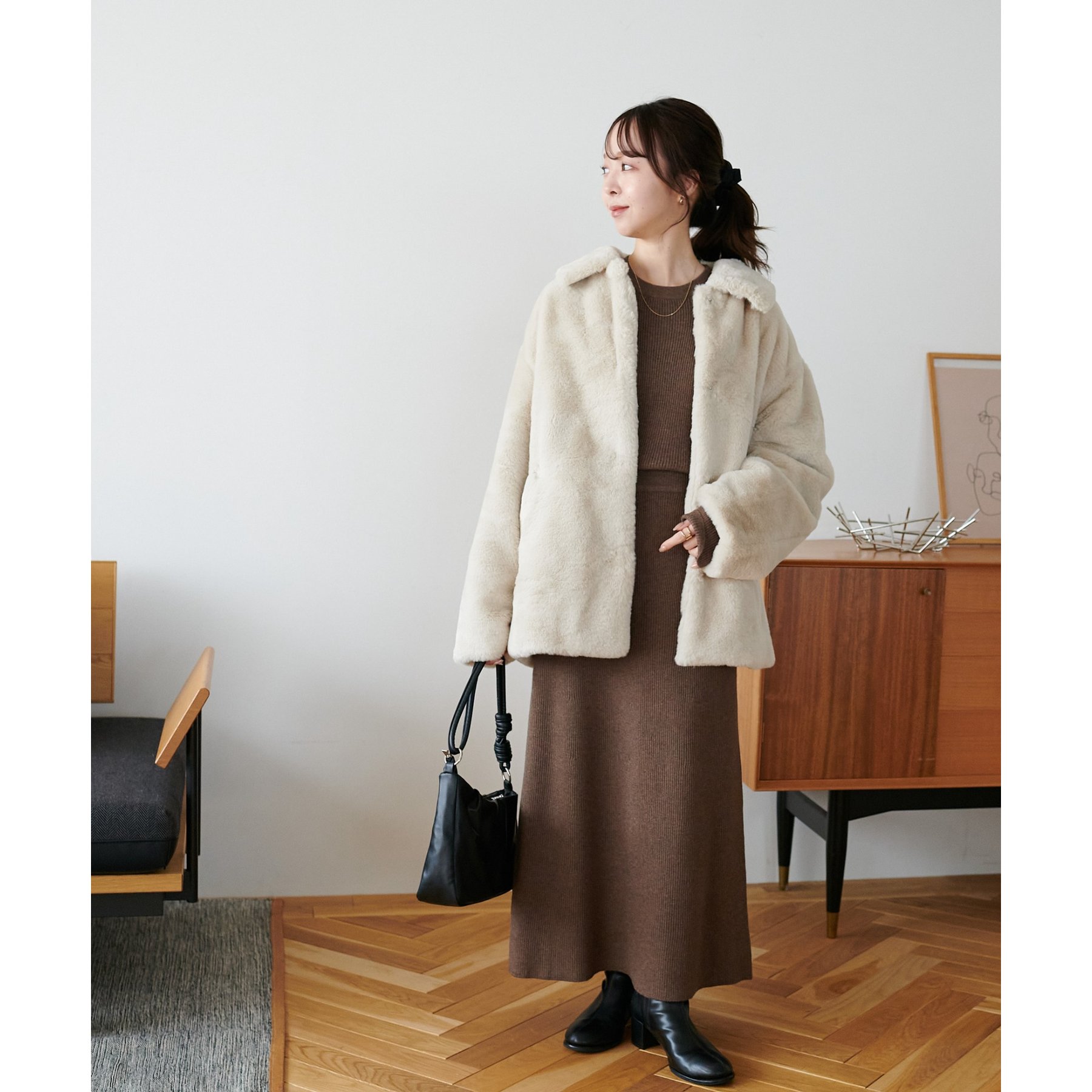 早い者勝ち！ 暖かい モテ系 ファーコート モテたいならこれ♡ 冬のあざとすぎるファーコート