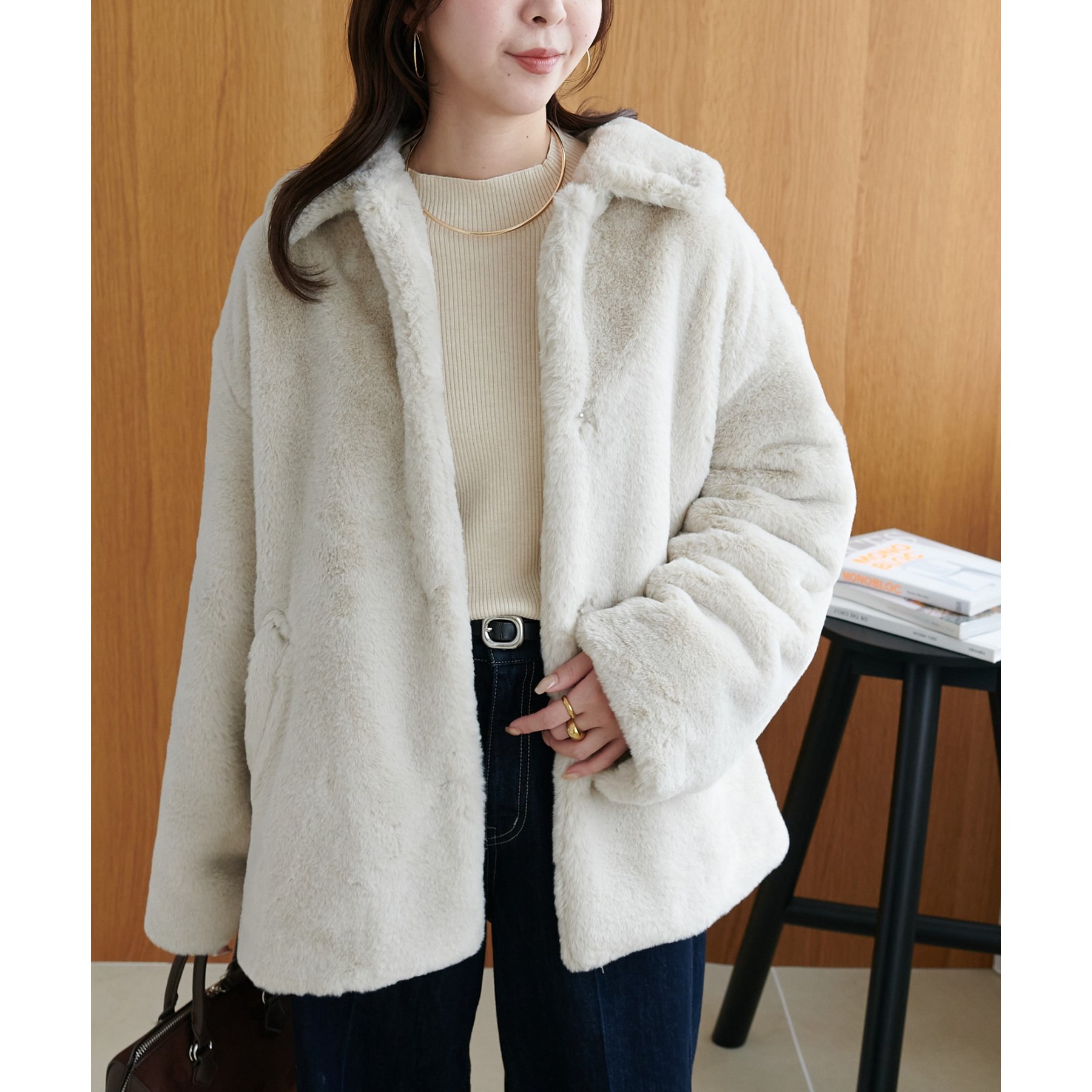 visco nugu ファージャケット ベーシックファージャケット | ファッション通販サイト NUGU