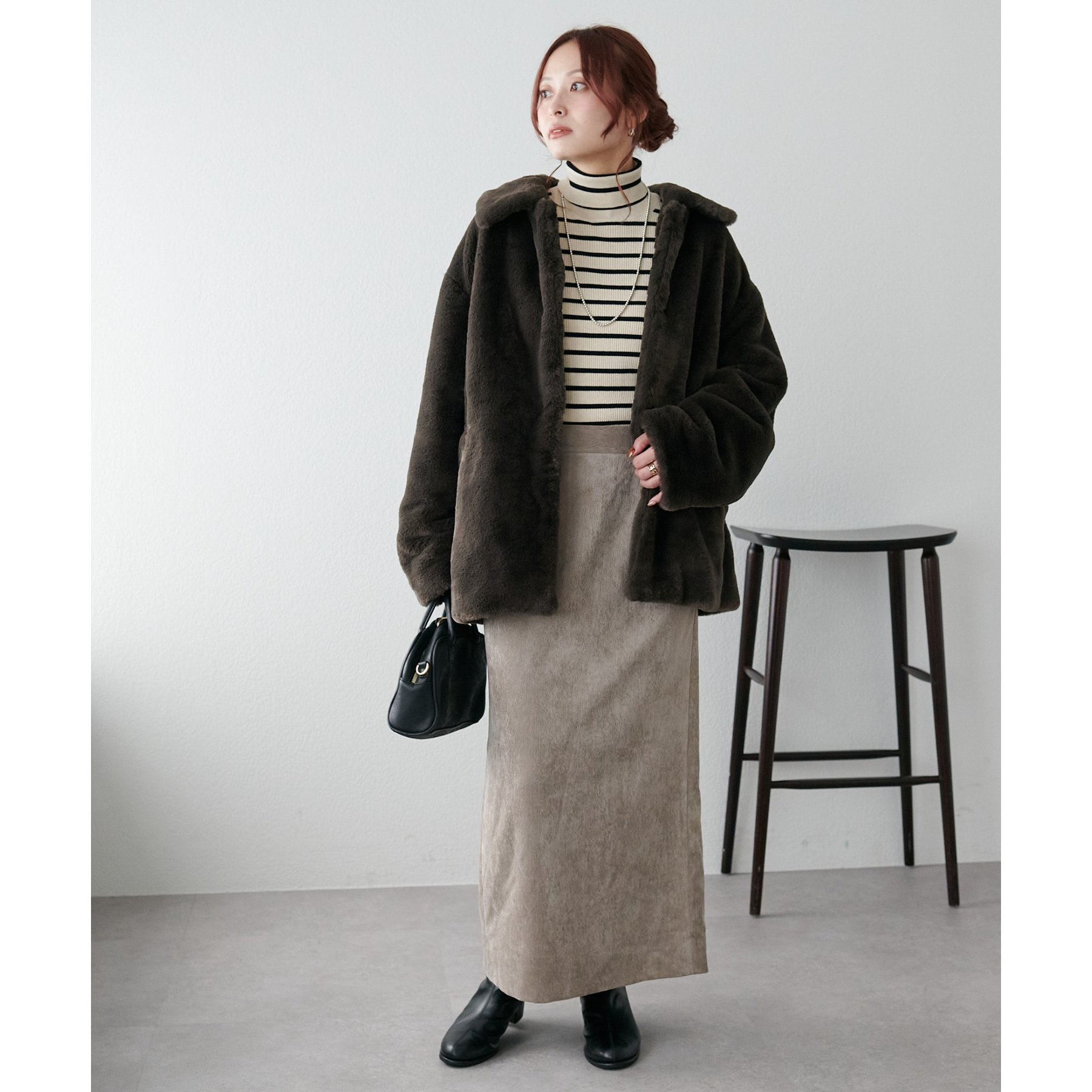 未使用 【nugu】 ファーコート ミドル丈 トレンドコートF タグ付き ファージャケット | ファッション通販サイト NUGU