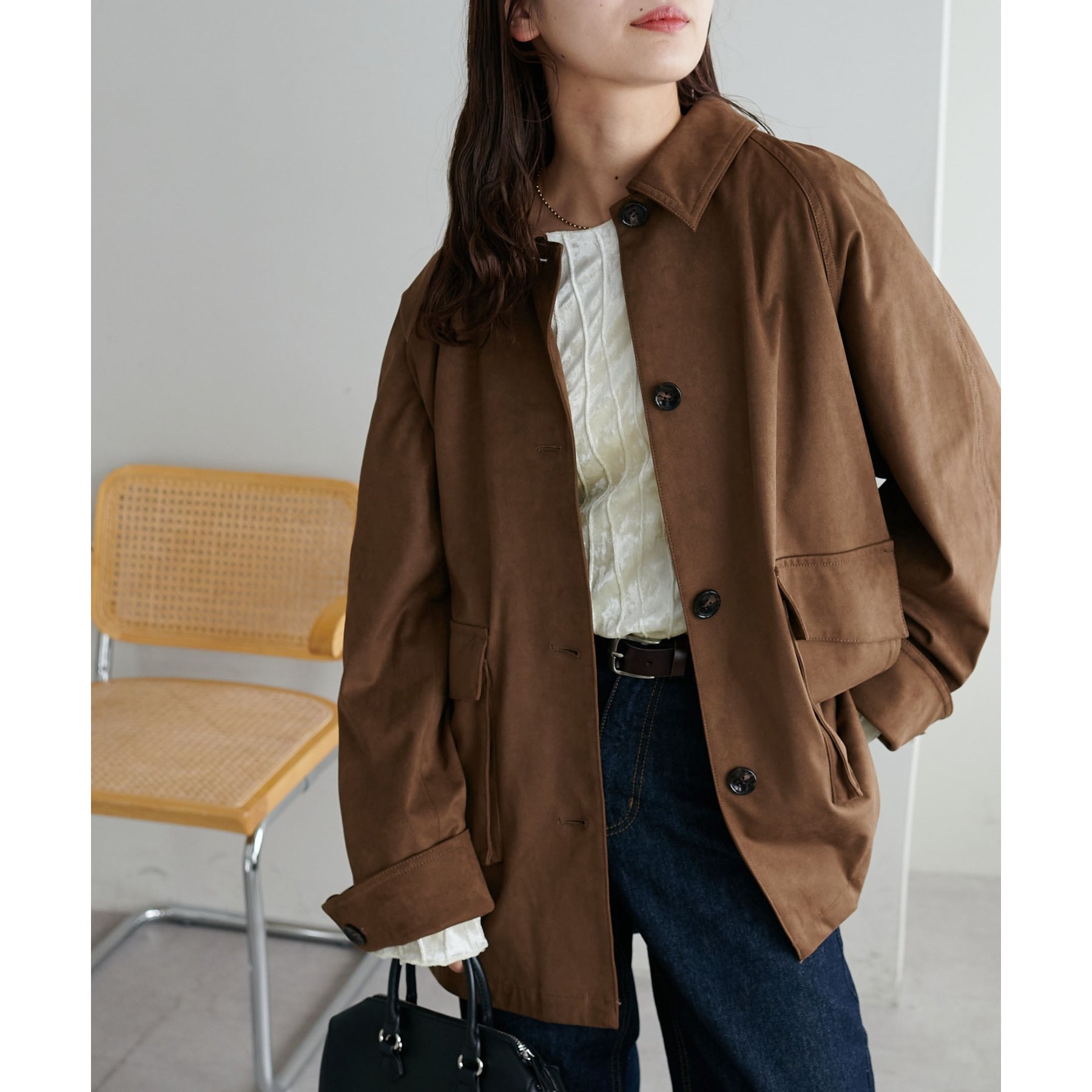 たつみんページ GU公式 | クルーネックセーターZ