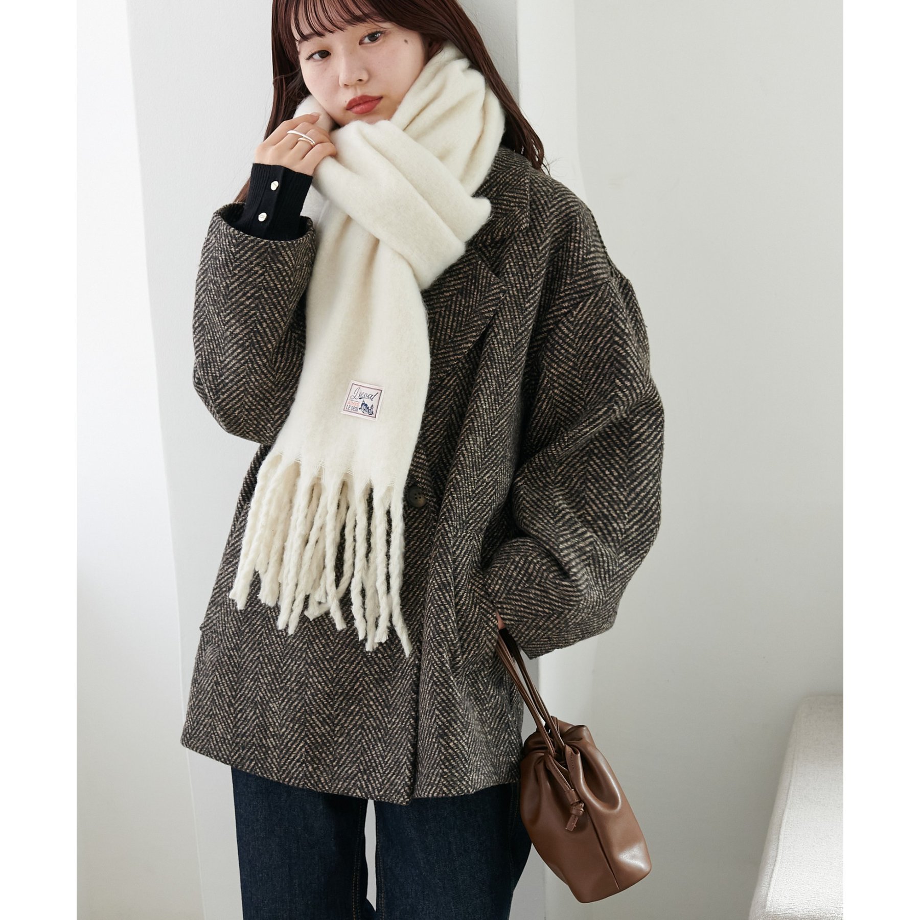 WEB限定】ヘリンボーンダブルテラージャケット | ファッション通販