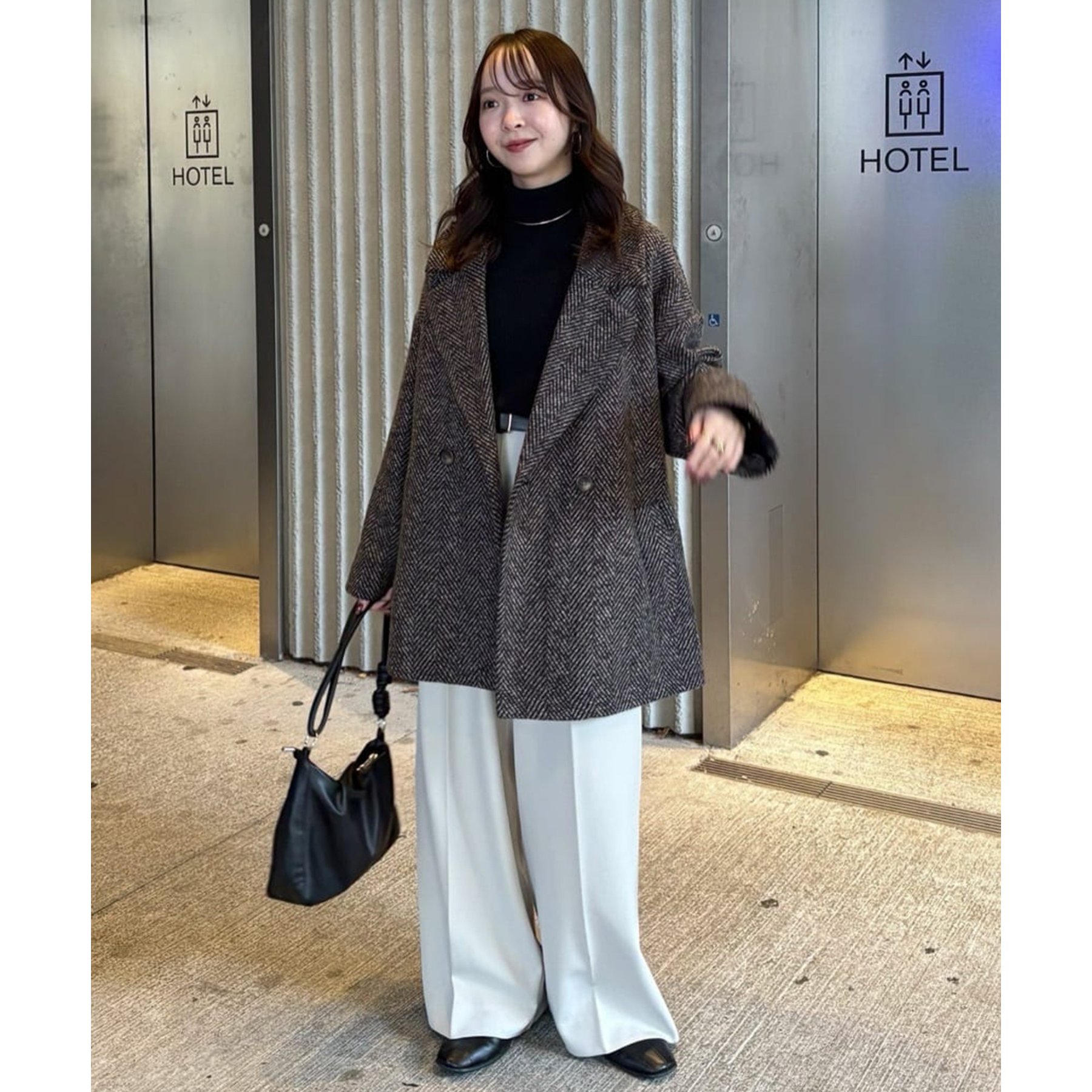 WEB限定】ヘリンボーンダブルテラージャケット | ファッション通販