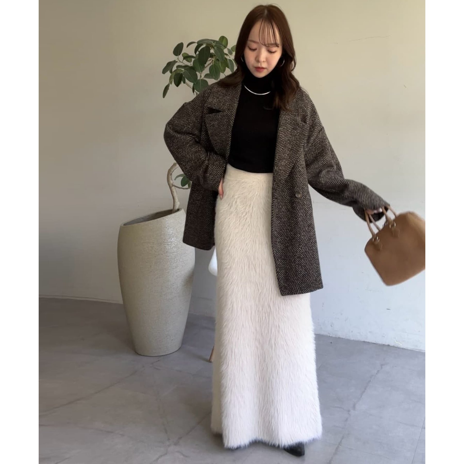 WEB限定】ヘリンボーンダブルテラージャケット | ファッション通販