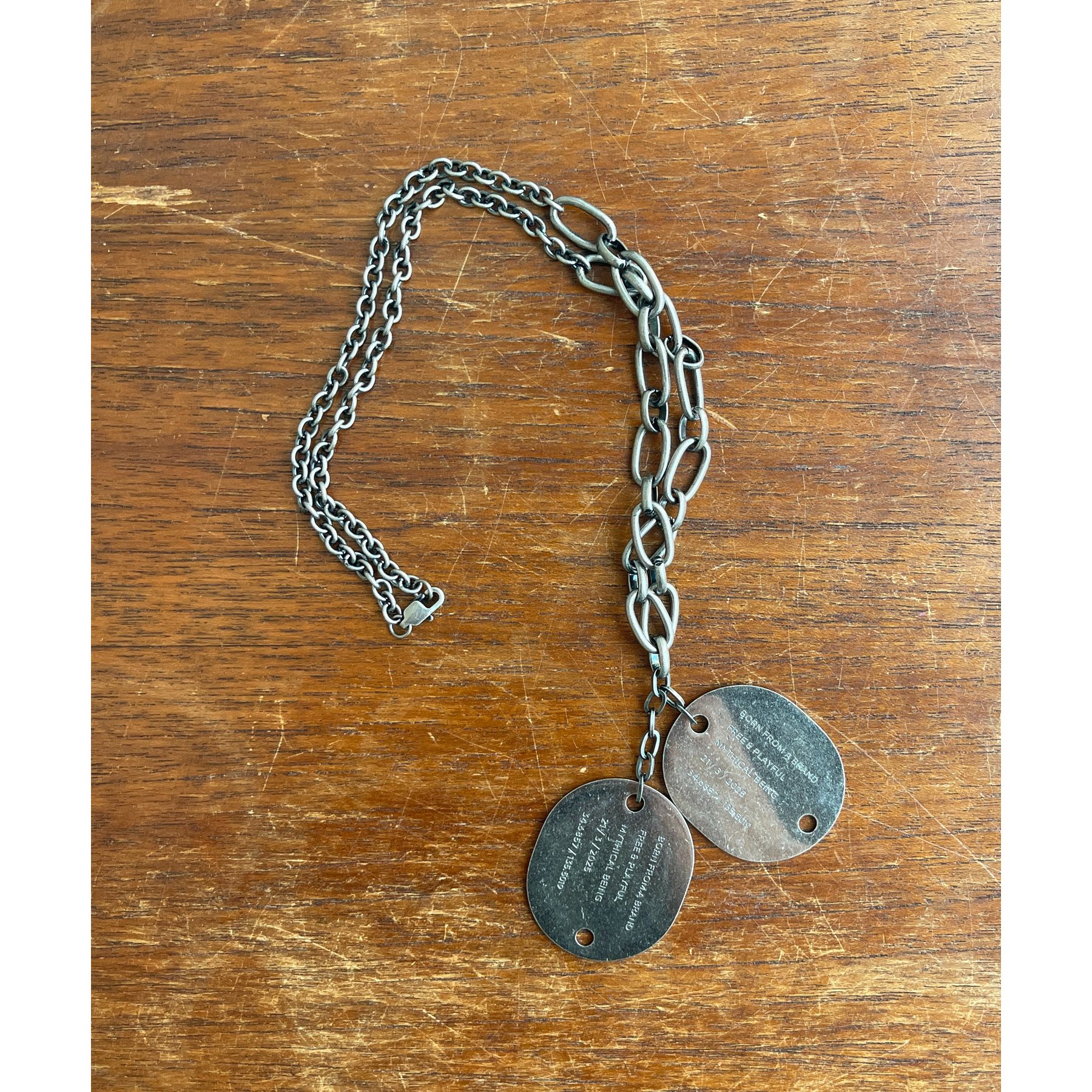 GENKI監修】ドッグタグチェーンネックレス | ファッション通販