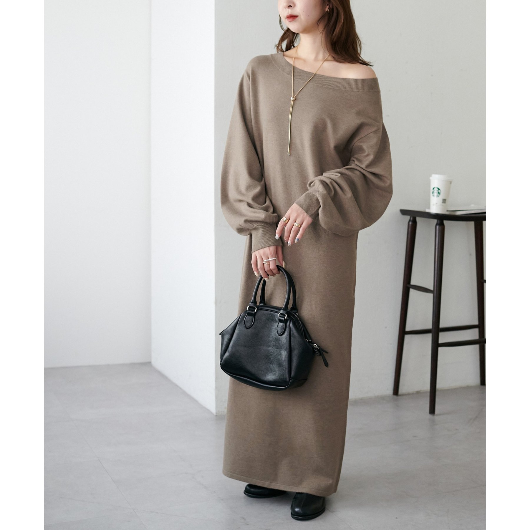 モチモチリブヘンリーワンピース《WEB限定カラーあり》 | ファッション