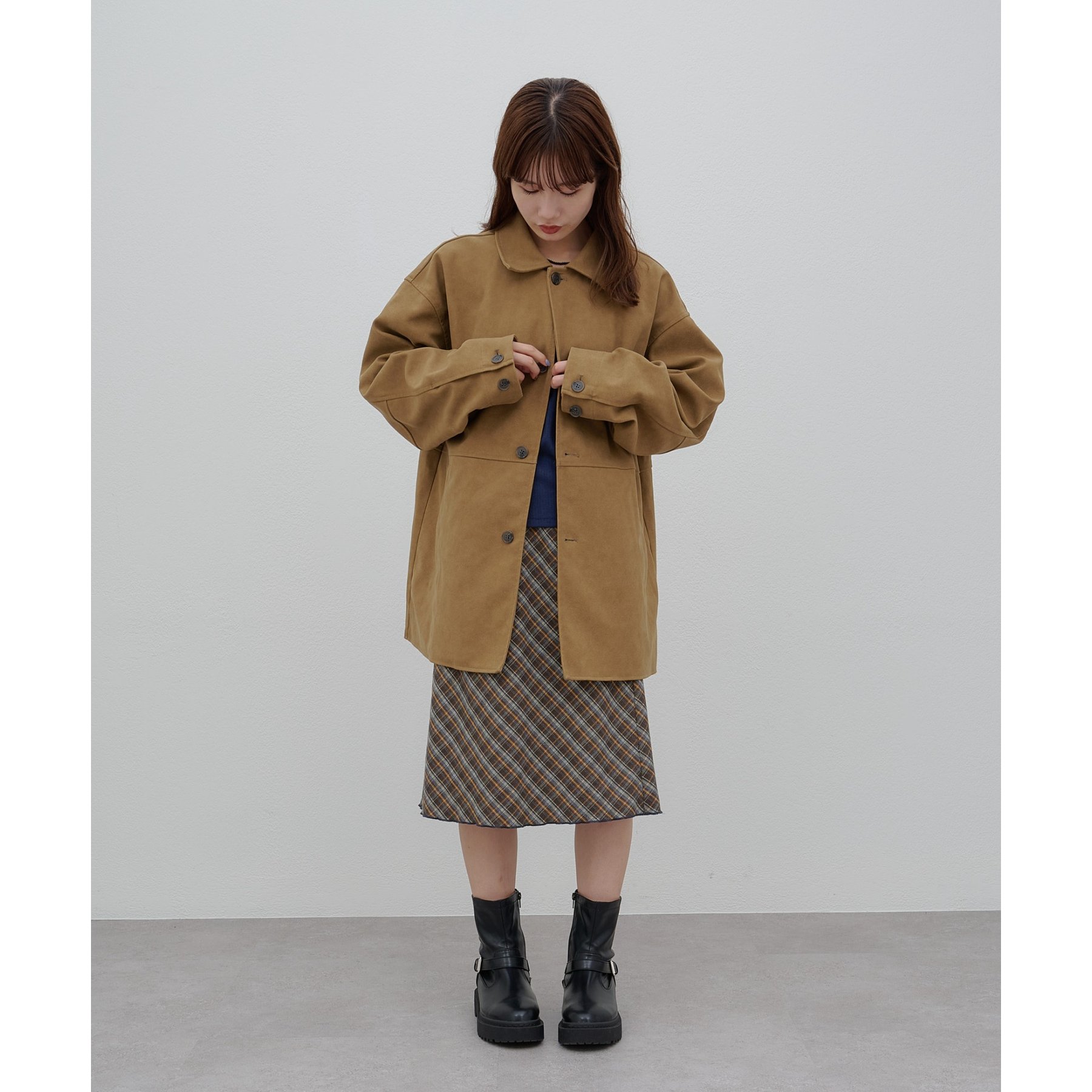 umm.】チェックミディスカート | ファッション通販サイト NUGU