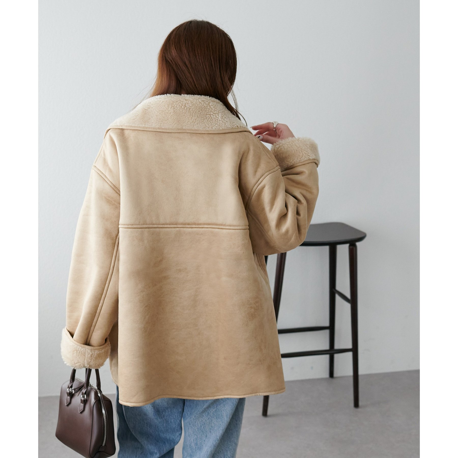 フェイクムートンミドルコート | ファッション通販サイト NUGU