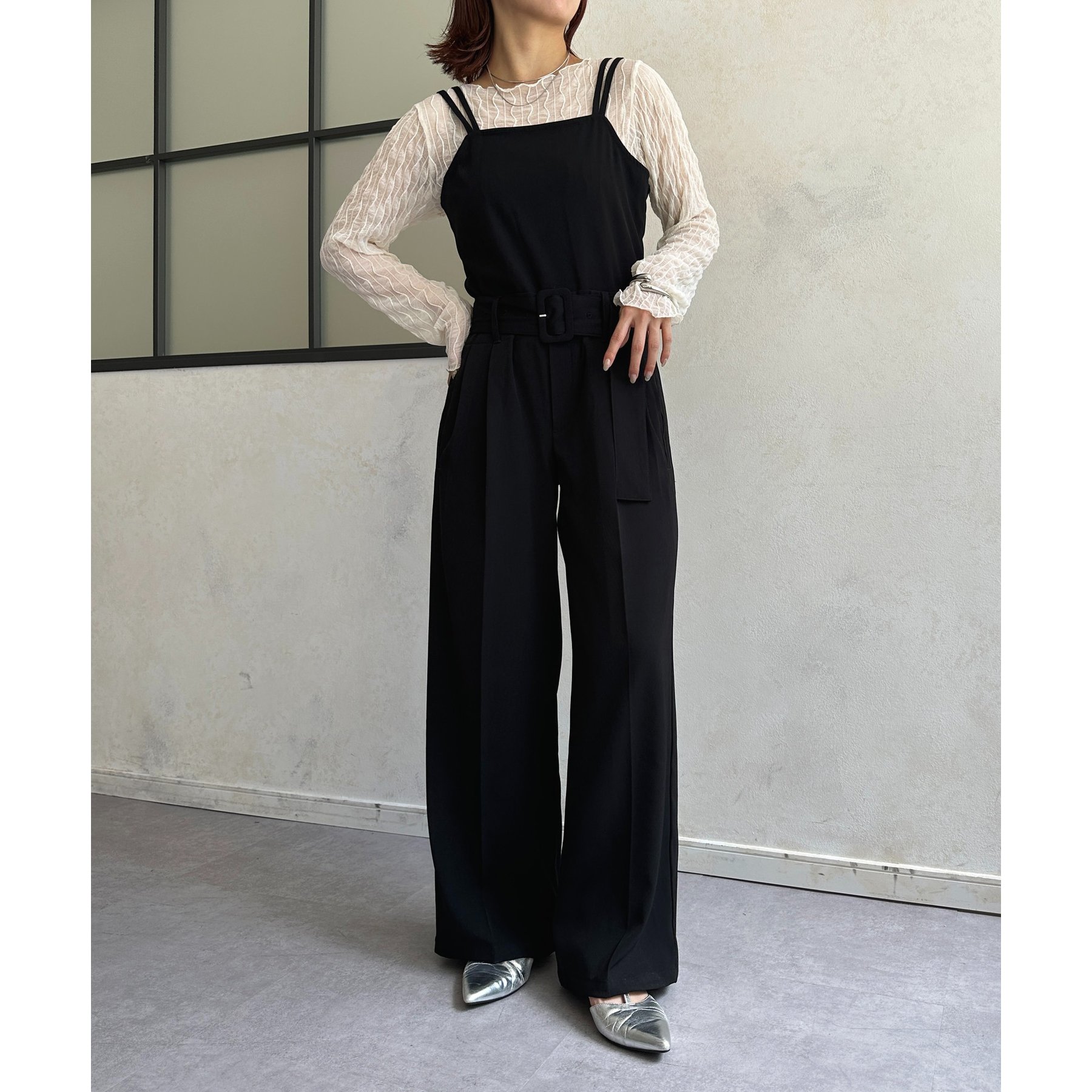 ベルト付きサロペット | ファッション通販サイト NUGU