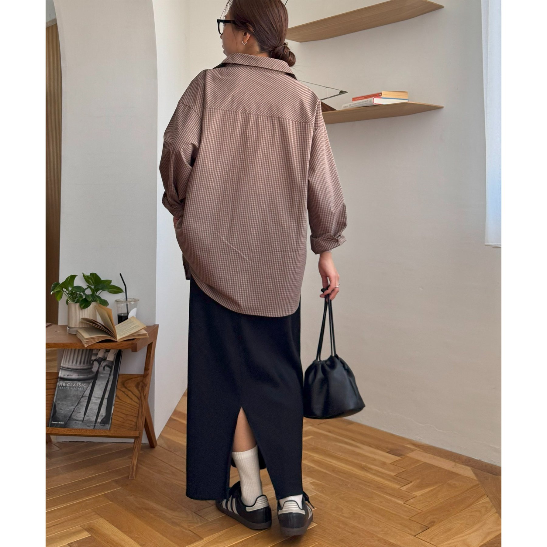 ユニセックス】ミニグラフチェックオーバーシャツ | ファッション通販