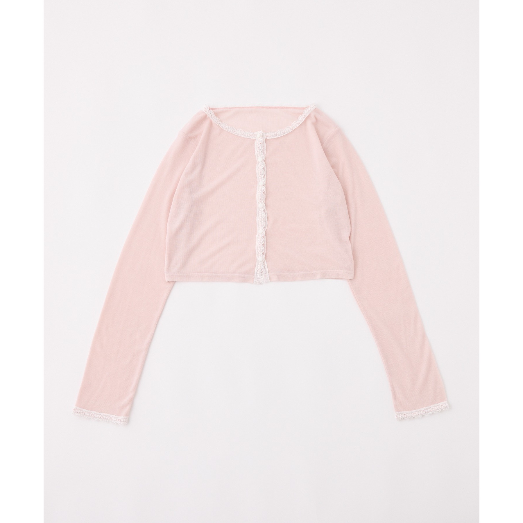 レース付きカットカーディガン | ファッション通販サイト NUGU