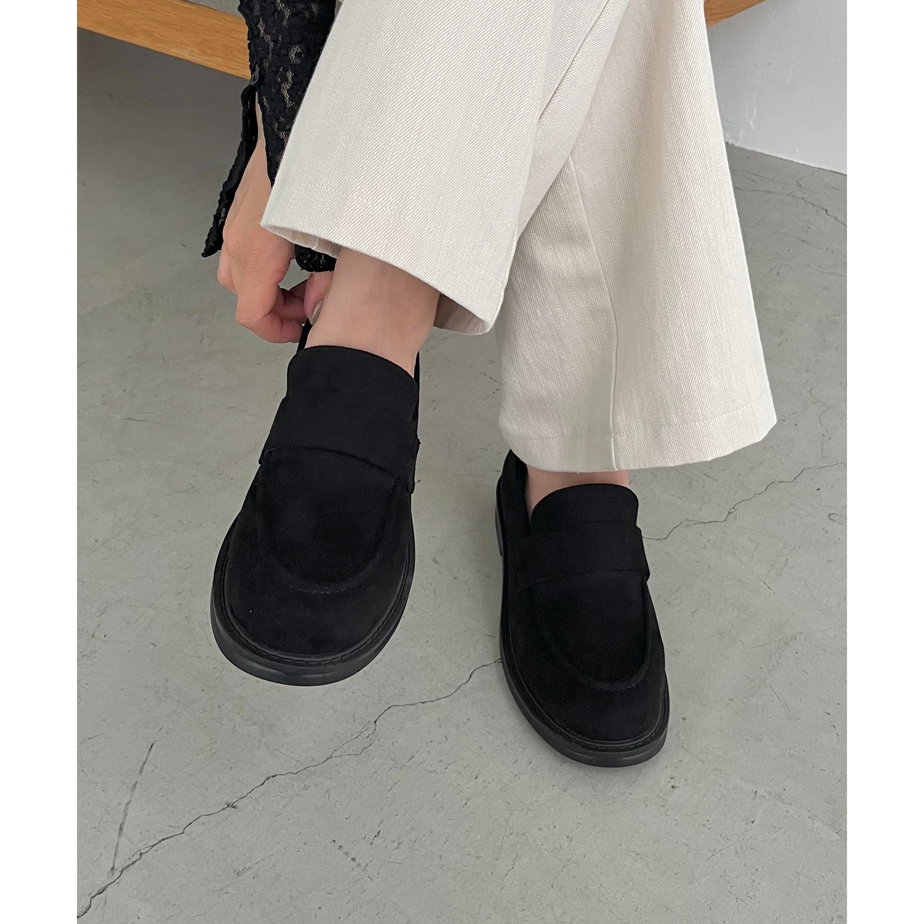 MM6 オリーブグリーン スエード ローファー 厚底 Size 41 MM6 オリーブグリーン スエード ローファー 厚底 Size 41 - メルカリ
