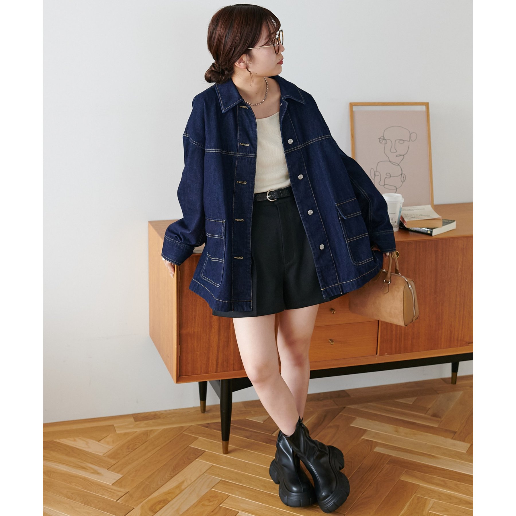 AW先行予約】厚底ストレッチショートブーツ | ファッション通販