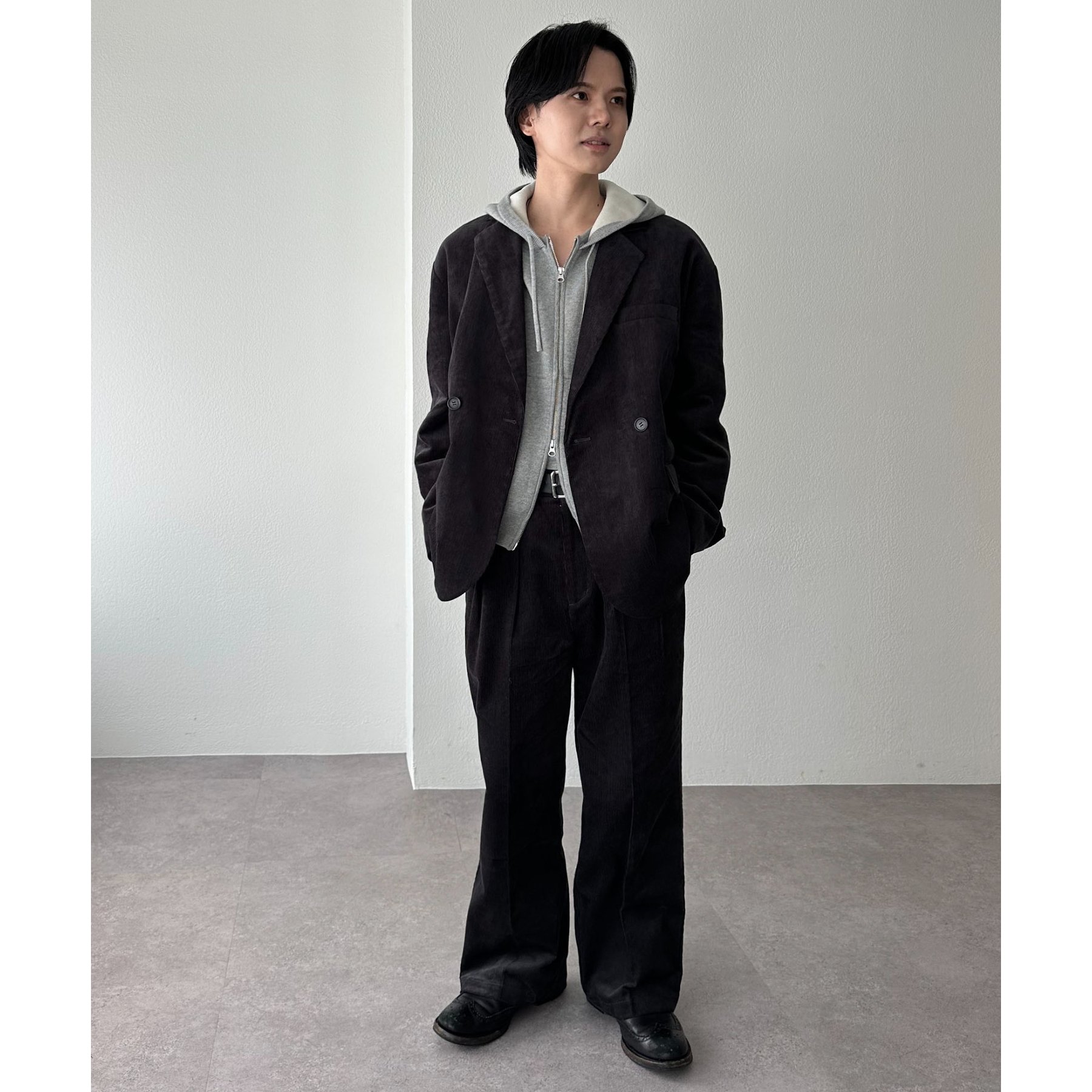 DISCOAT ユニセックス コーデュロイ Wブレストジャケット Discoat｜【ユニセックス】コーデュロイWブレストジャケット | Rakuten