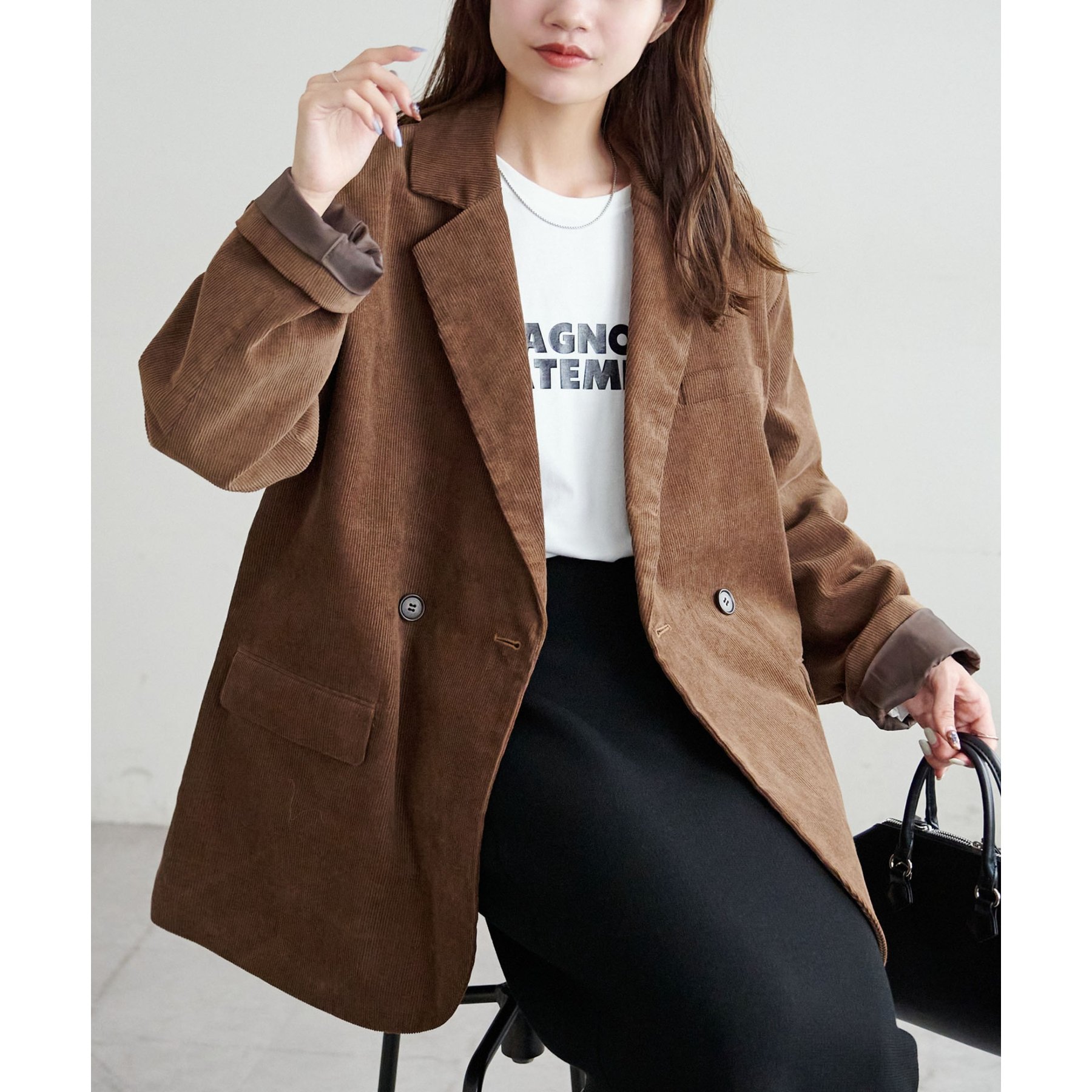 ユニセックス】コーデュロイWブレストジャケット | ファッション通販