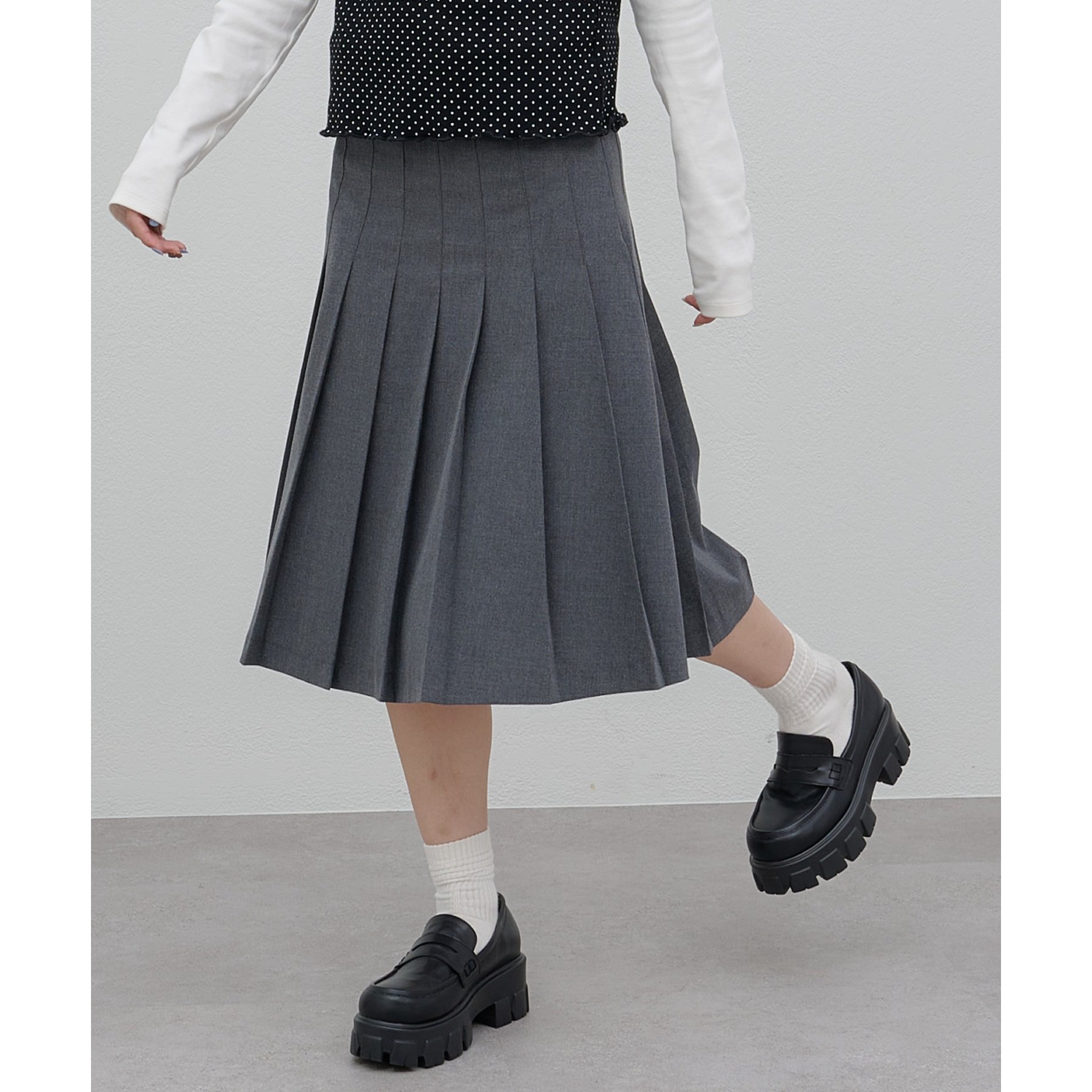 umm.】プリーツミディスカート | ファッション通販サイト NUGU