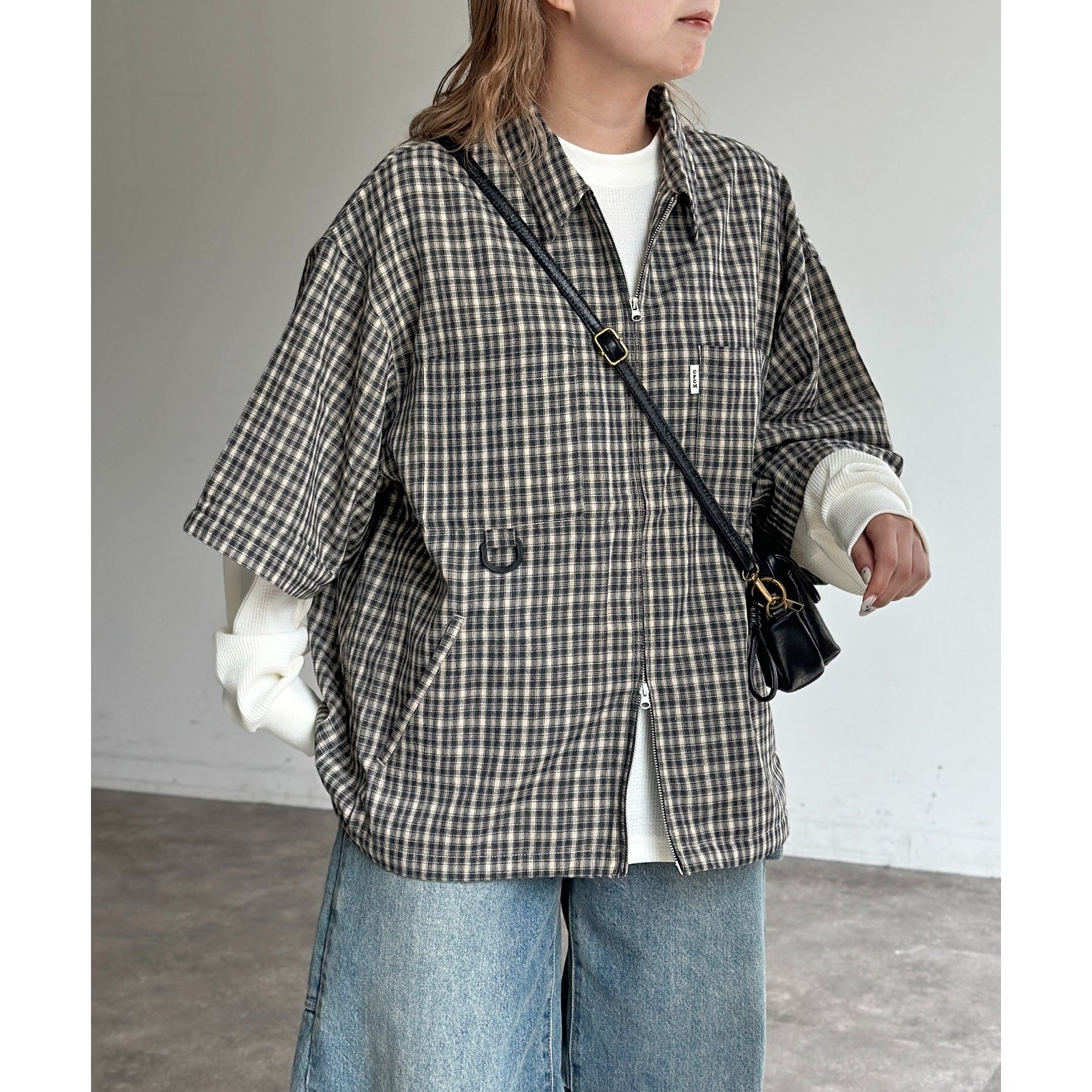 デタッチャブルチェックシャツ | ファッション通販サイト NUGU
