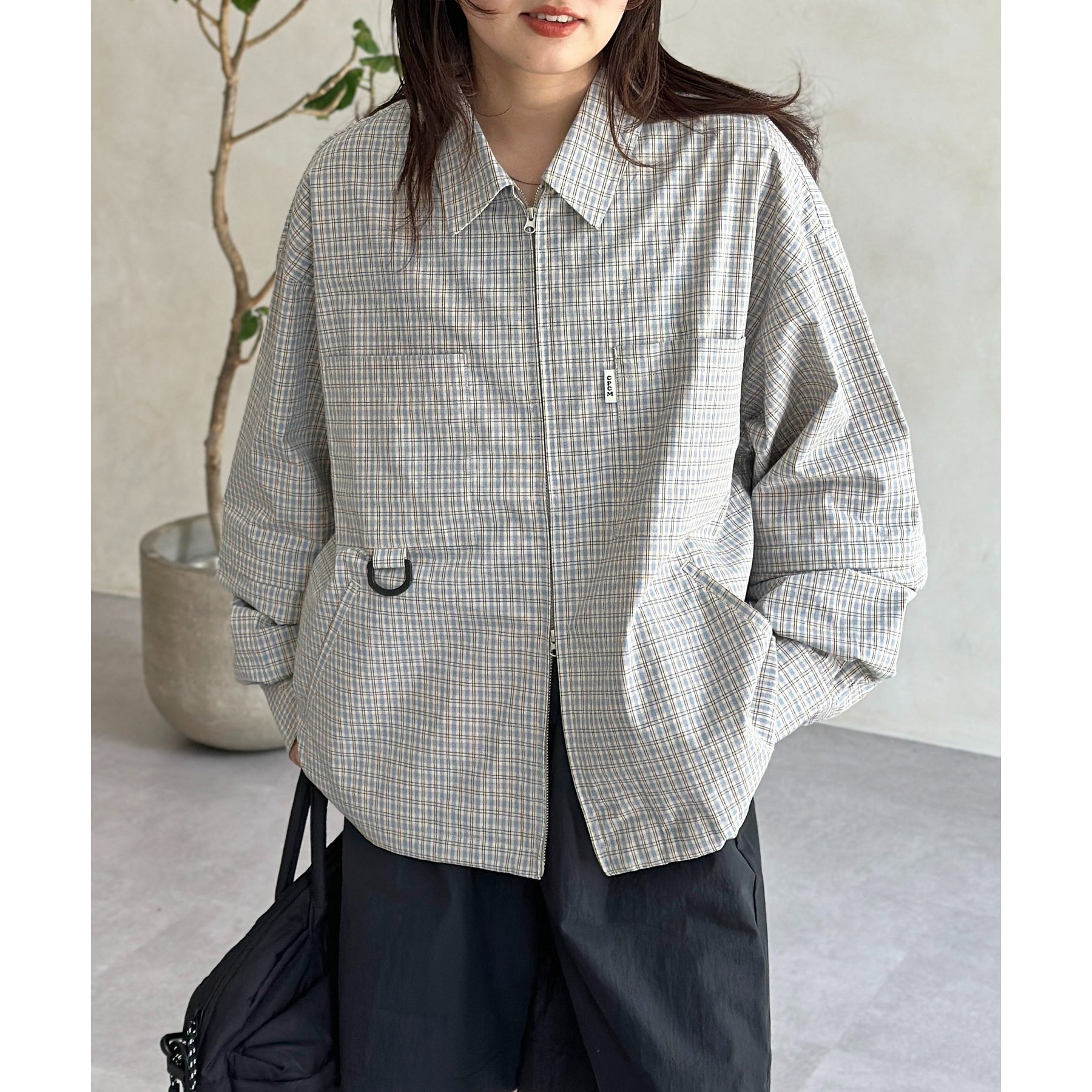 デタッチャブルチェックシャツ | ファッション通販サイト NUGU
