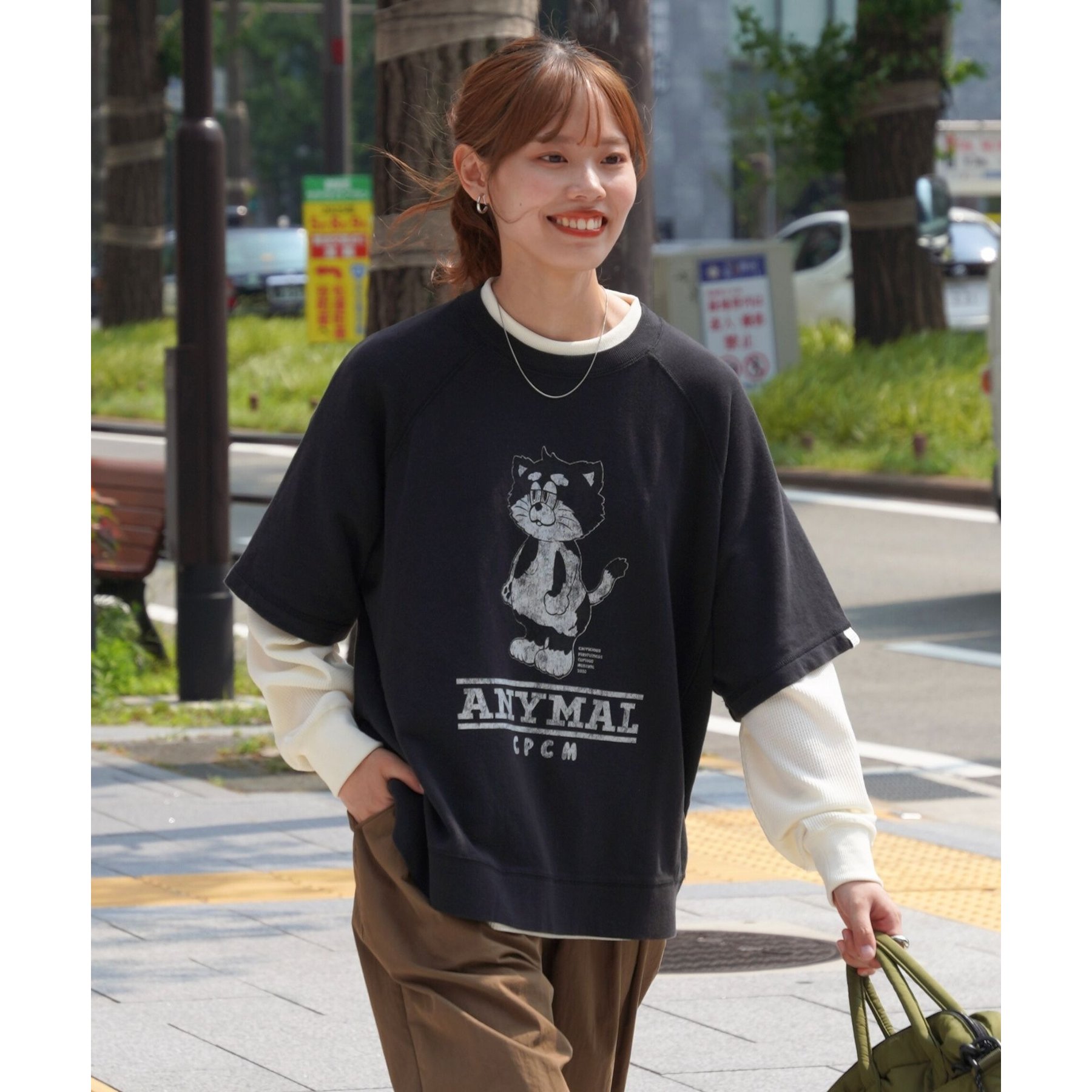 tシャツ 「ANYMAL」レイヤードロンT レディース メンズ ANYMAL】レイヤードロンT | ファッション通販サイト NUGU