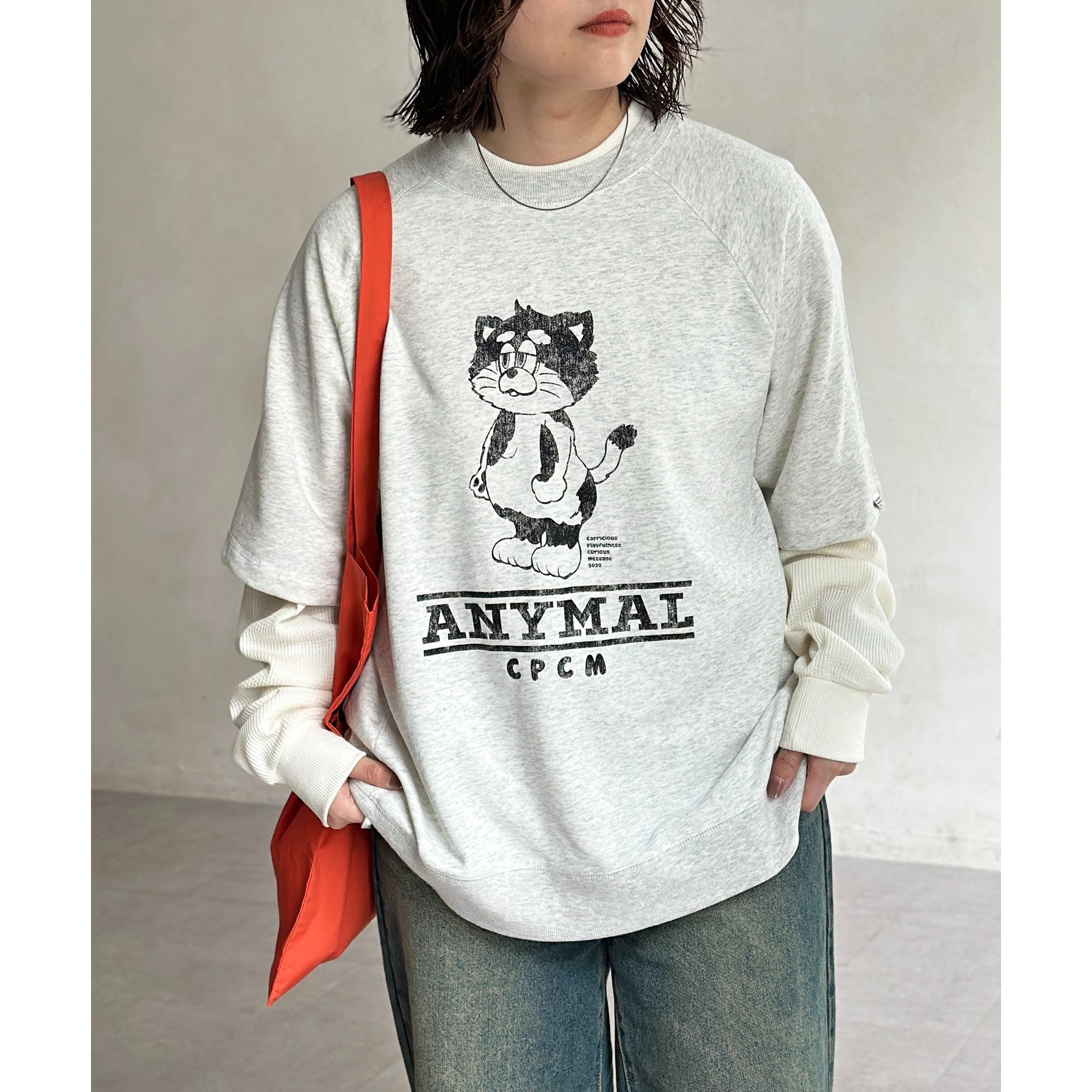 tシャツ 「ANYMAL」レイヤードロンT レディース メンズ ANYMAL】レイヤードロンT | ファッション通販サイト NUGU