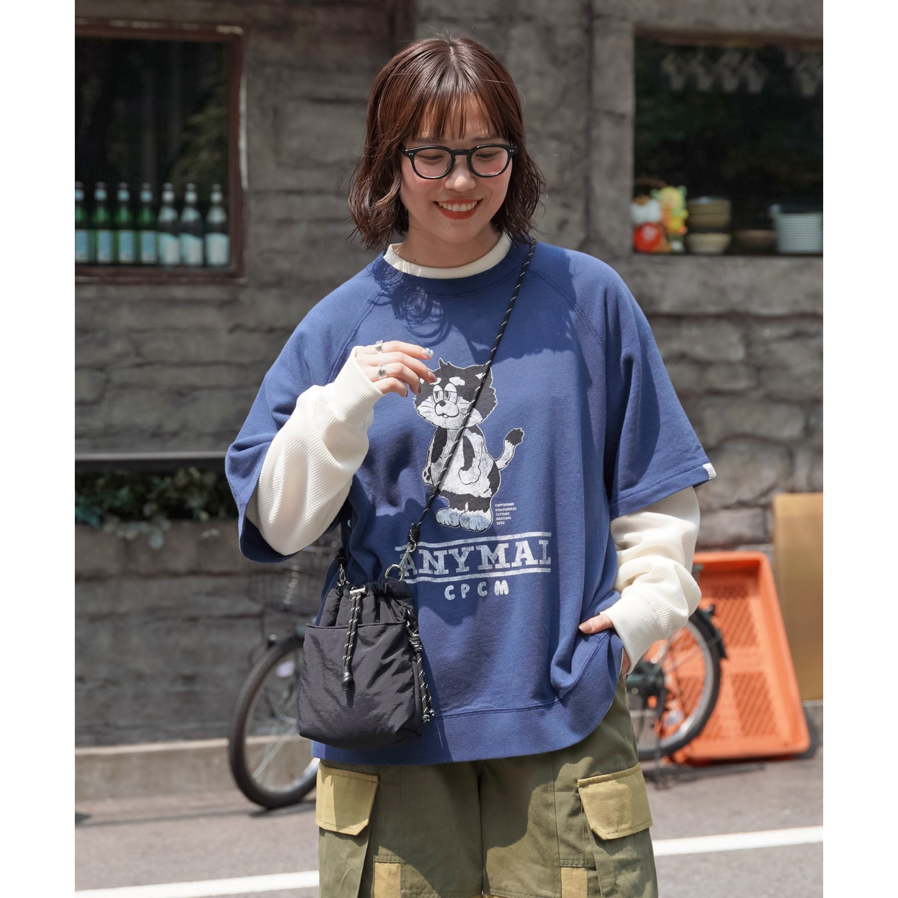 tシャツ 「ANYMAL」レイヤードロンT レディース メンズ ANYMAL】レイヤードロンT | ファッション通販サイト NUGU