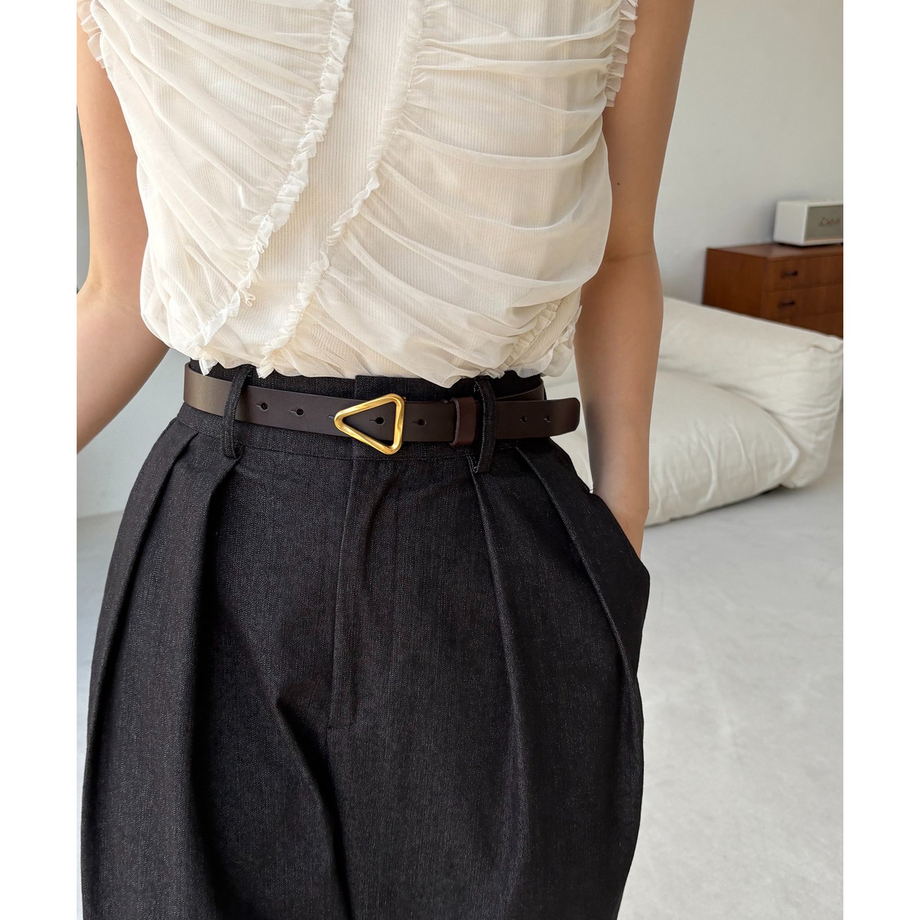 トライアングルバックルベルト