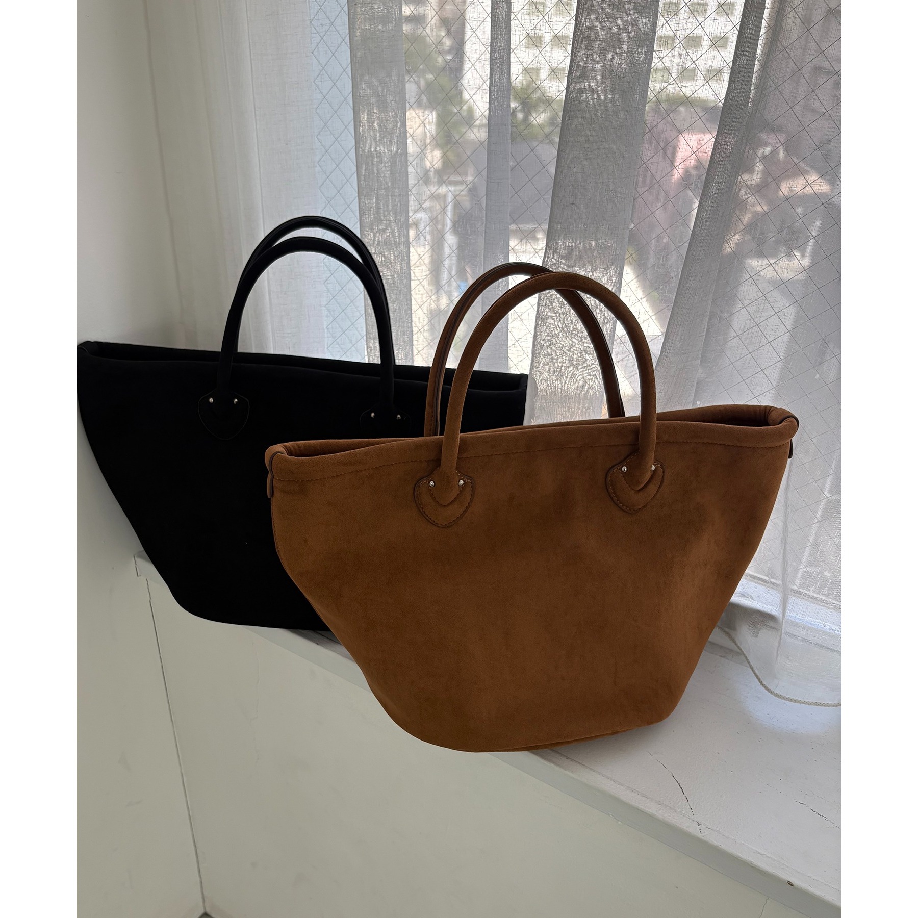 大容量】スエード台形トート | ファッション通販サイト NUGU