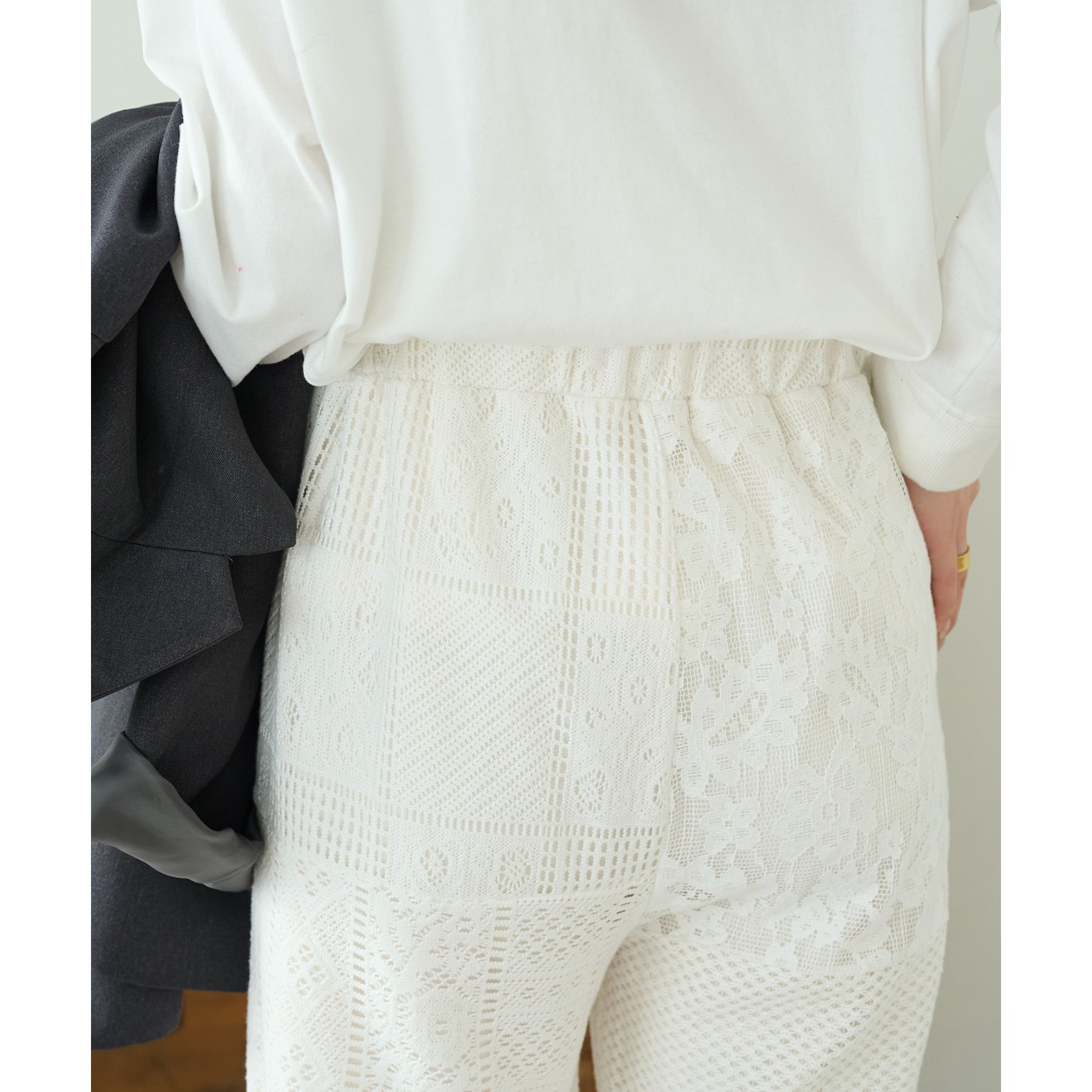kastane1日限定販売　レースパッチワークパンツ セール】レースパッチワークパンツ（その他パンツ）｜Kastane