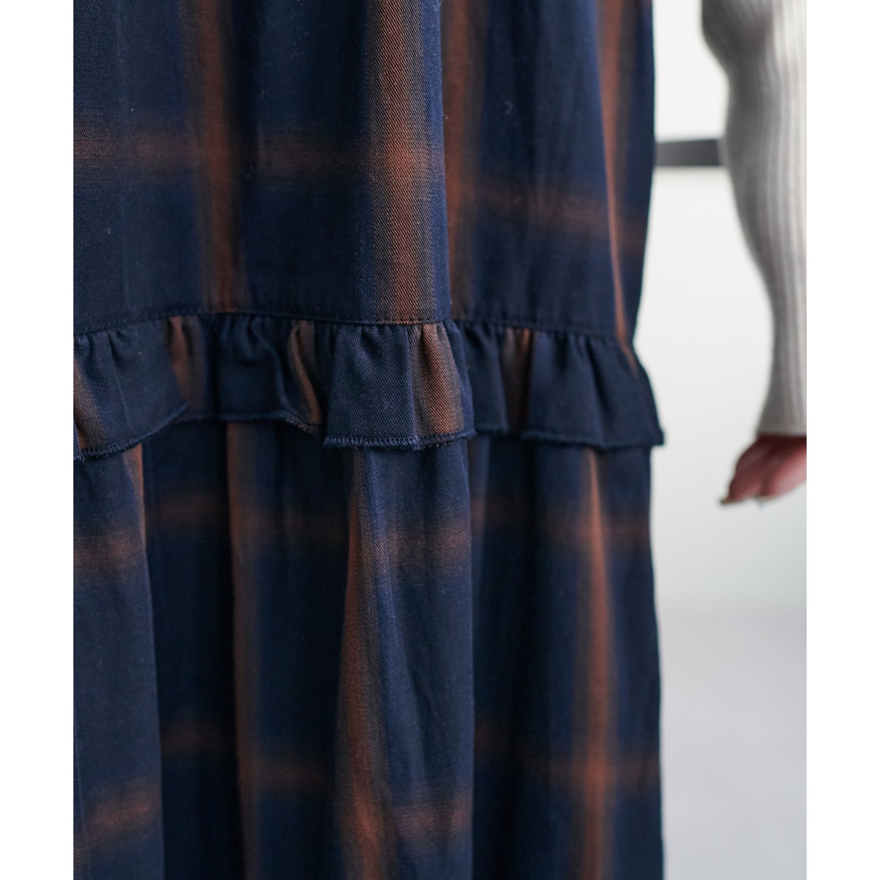 WEB限定】チェックティアードキャミワンピ | ファッション通販サイト NUGU