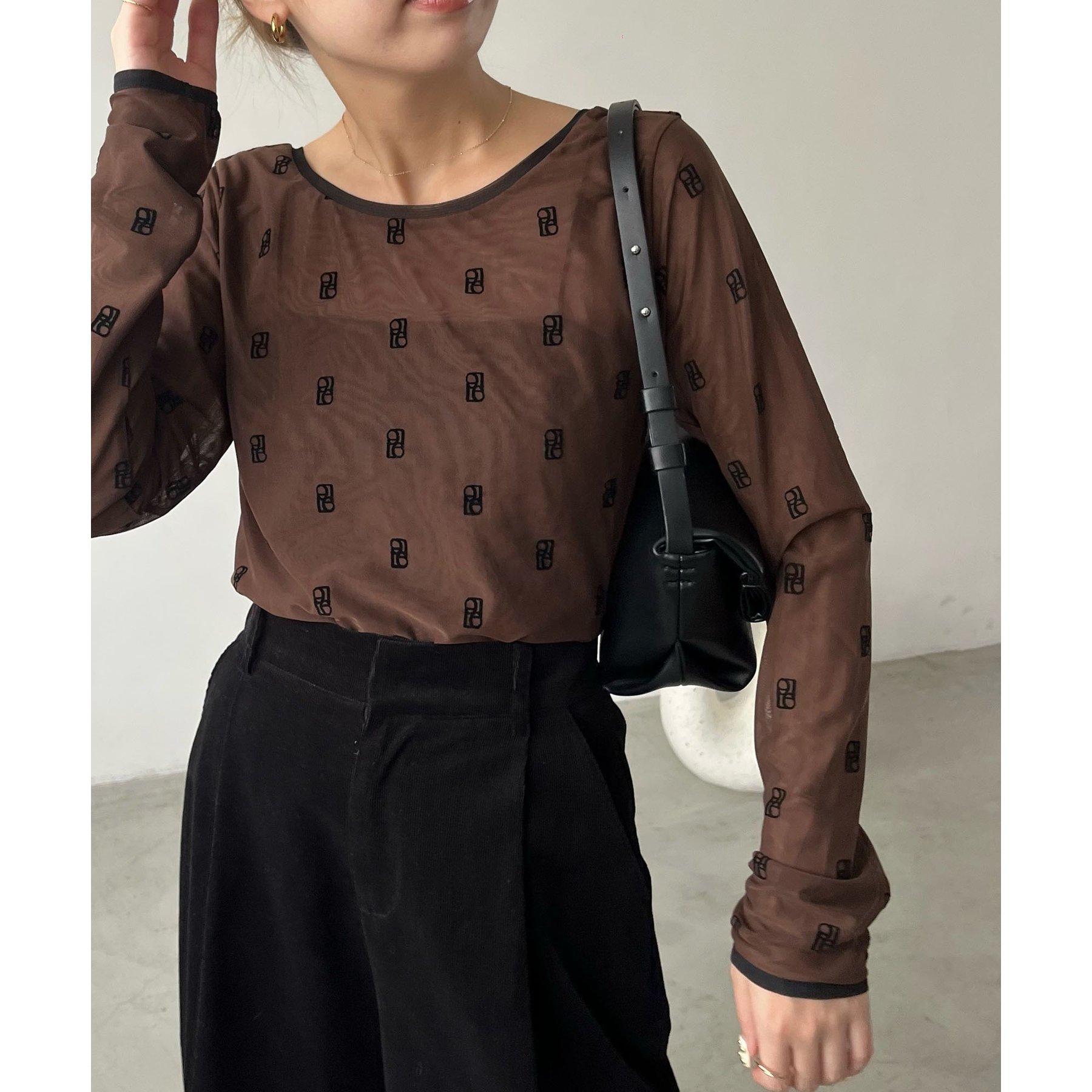 2点、ゴマージュ、シアーグロウ Mame Kurogouchi マメクロゴウチ Osmanthus Motif Jacquard