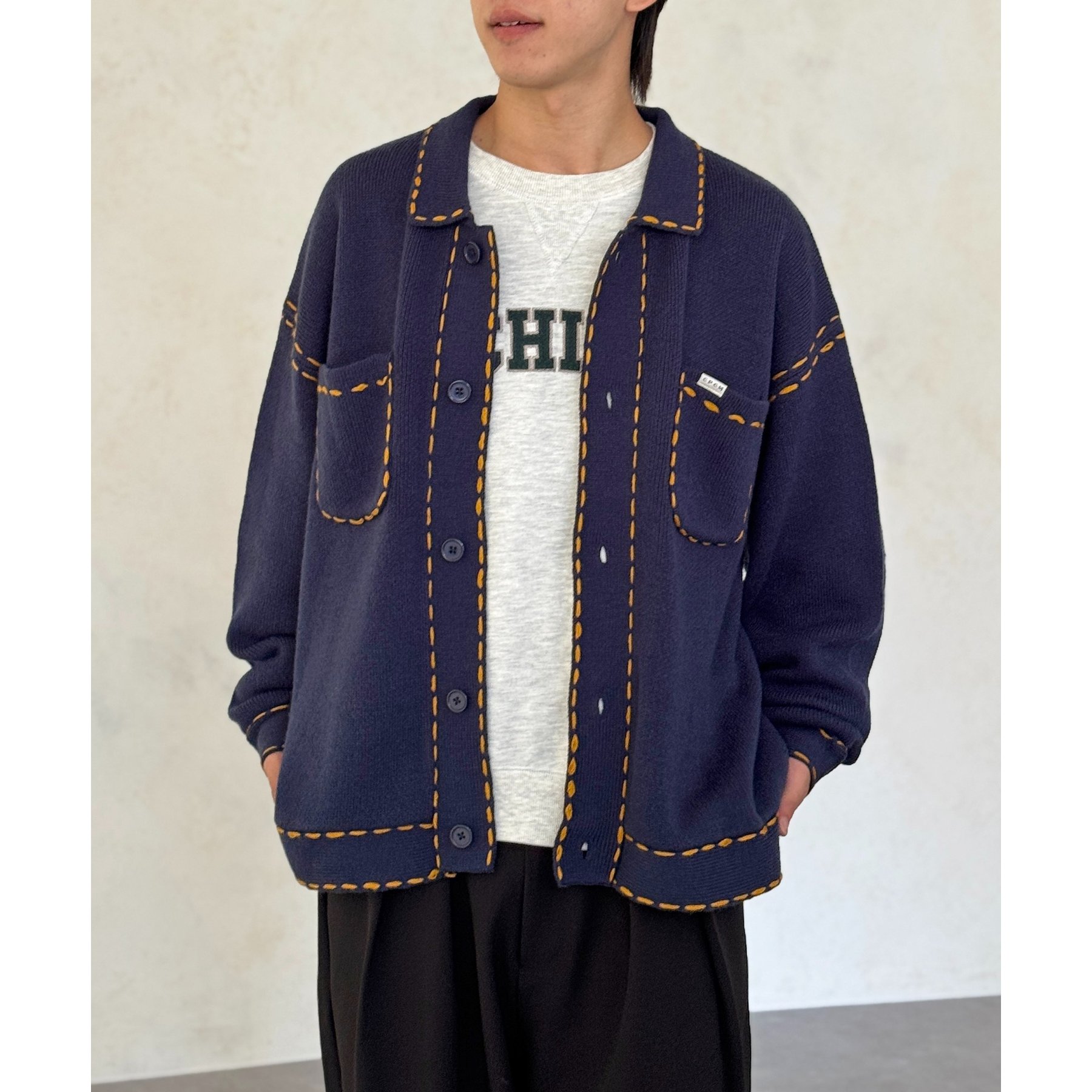 ハンドステッチニットシャツ | ファッション通販サイト NUGU