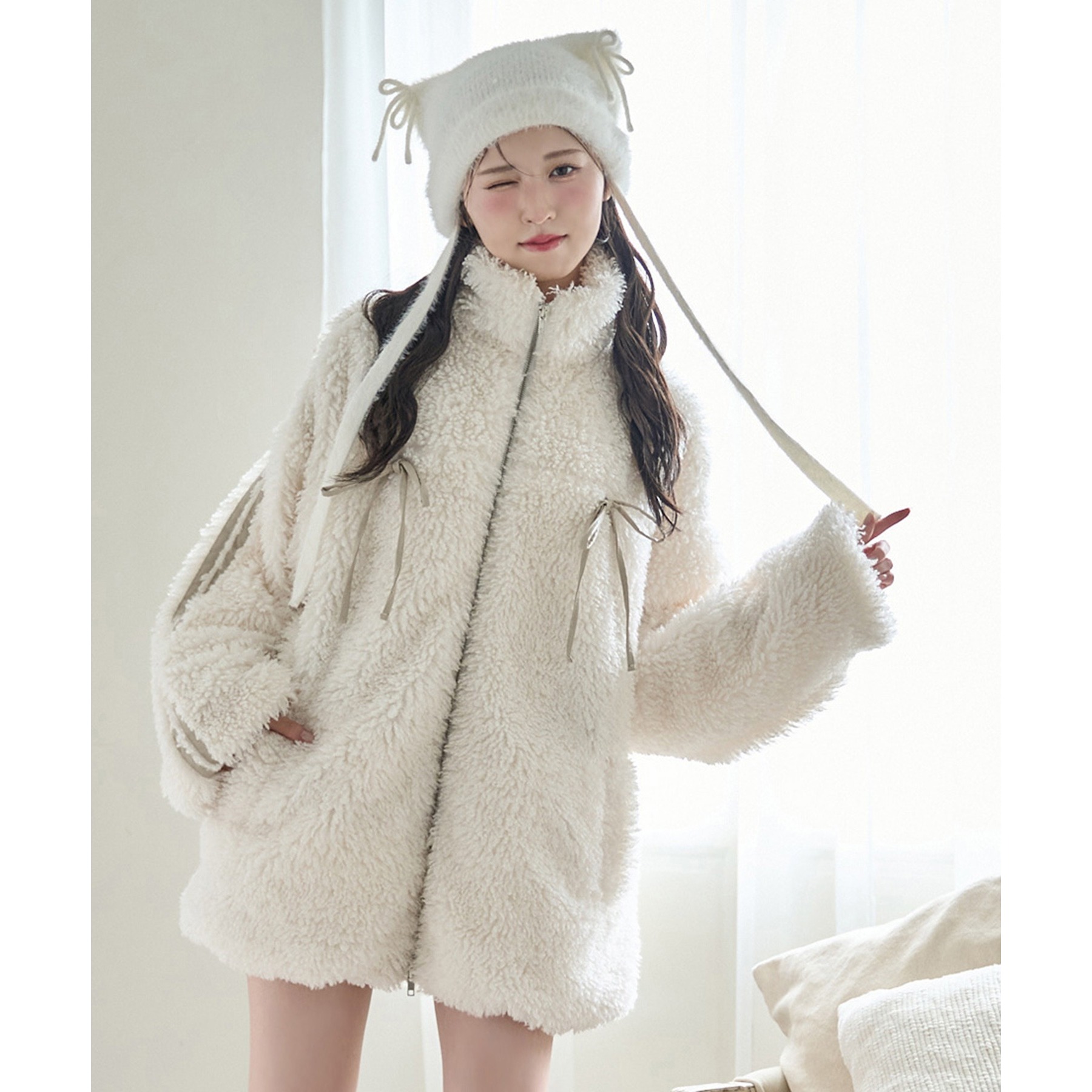 premium order】ミドルフェイクファージャケット | ファッション通販