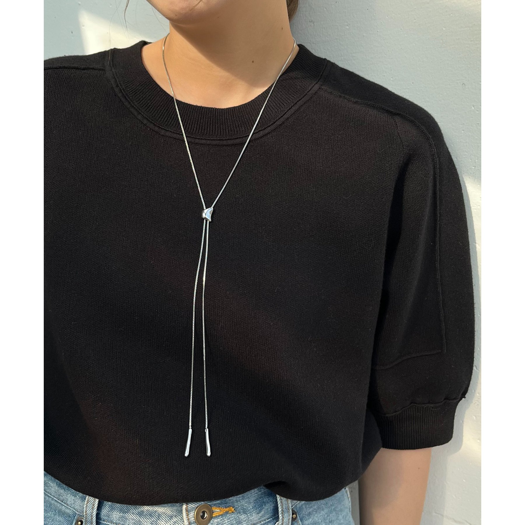 tania skevos  タニアスケヴォス　ビーズネックレス　ロングタイプ サンク/ 39 SunKu / 39 |シルバー&ターコイズ ロングネックレス