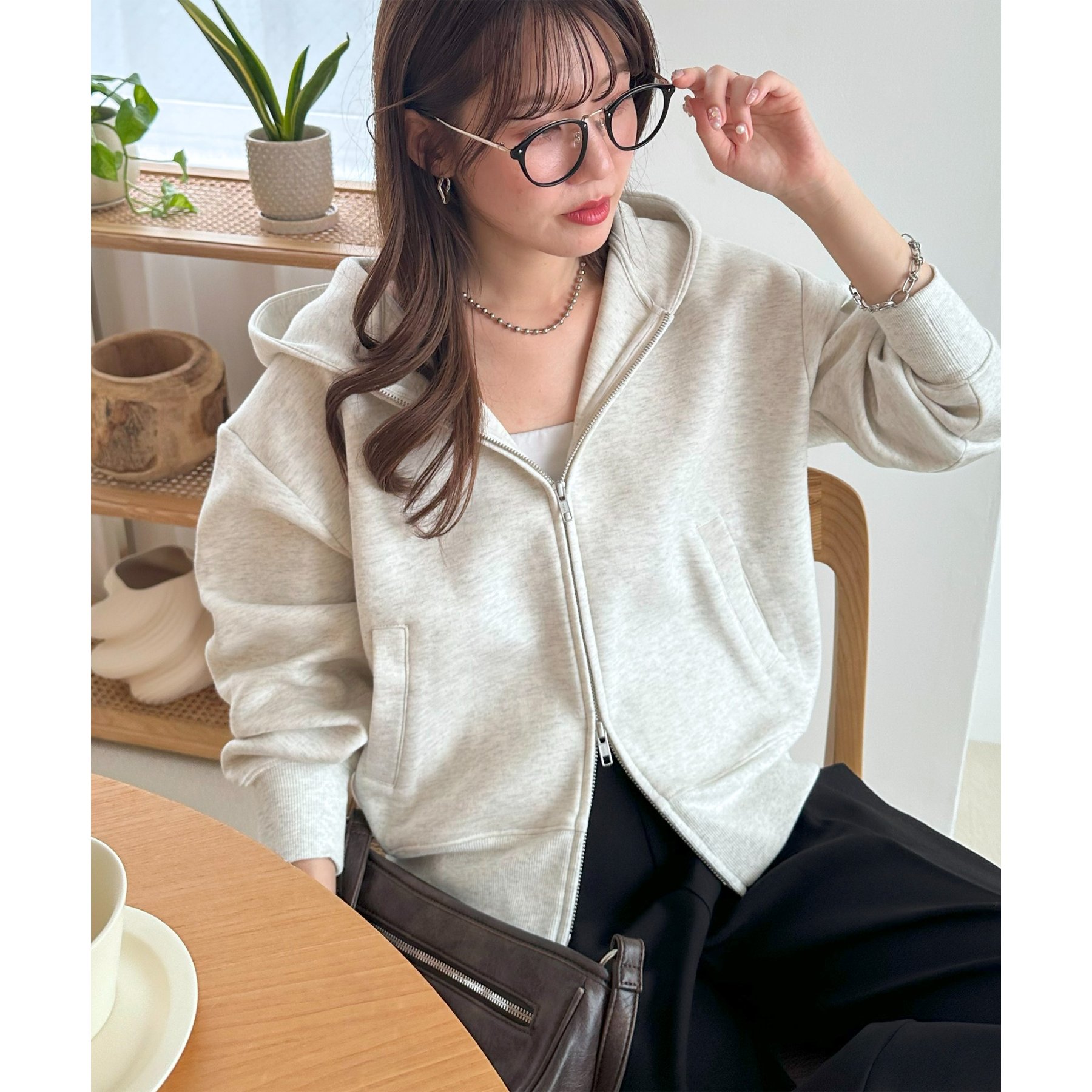 大人のためのパーカー】ボンディングWジップパーカー | ファッション