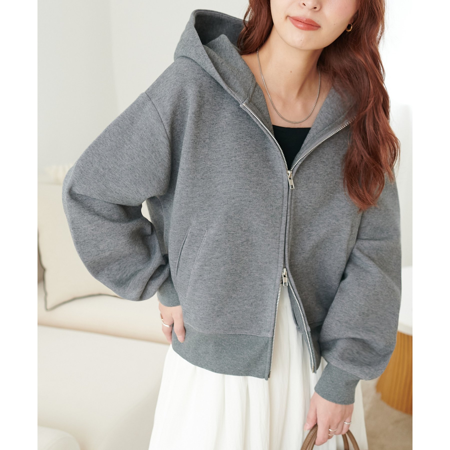 大人のためのパーカー】ボンディングWジップパーカー | ファッション