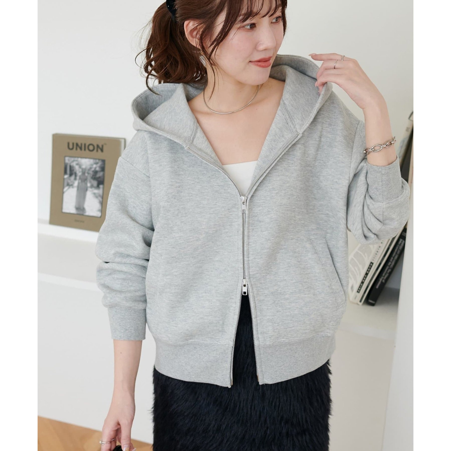 大人のためのパーカー】ボンディングWジップパーカー | ファッション