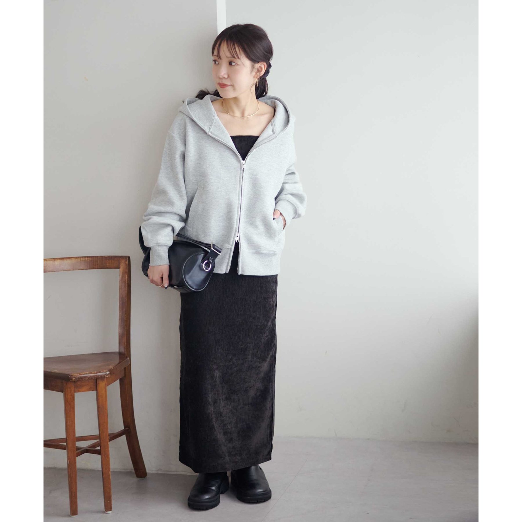 UNDERCOVER ブラックWジップパーカー2014sychocandy UNDERCOVER SS14 