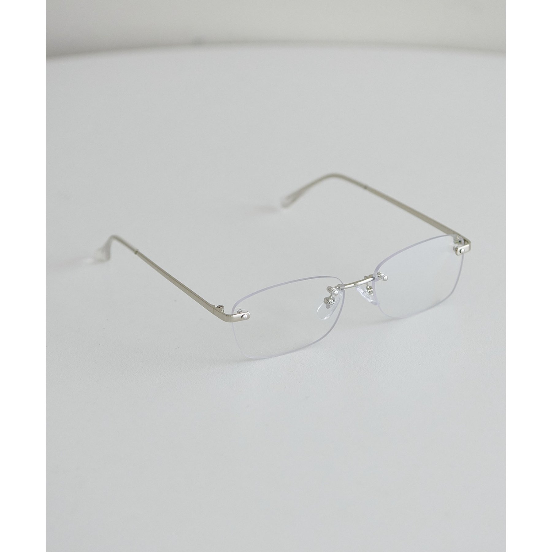 【ユニセックス】フレームレスクリアメガネ