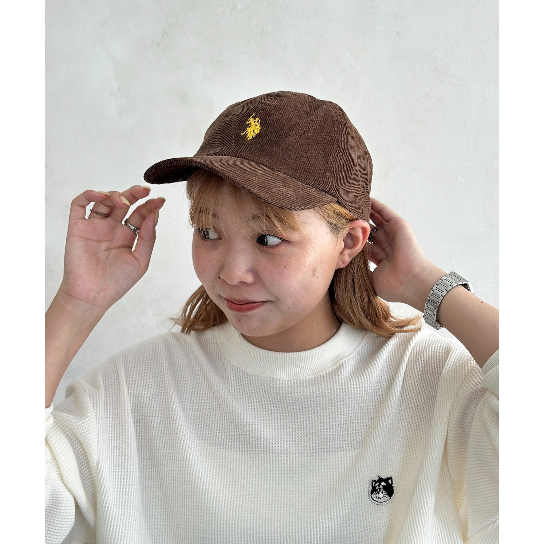 U.S. POLO ASSN.】コーデュロイキャップ | ファッション通販